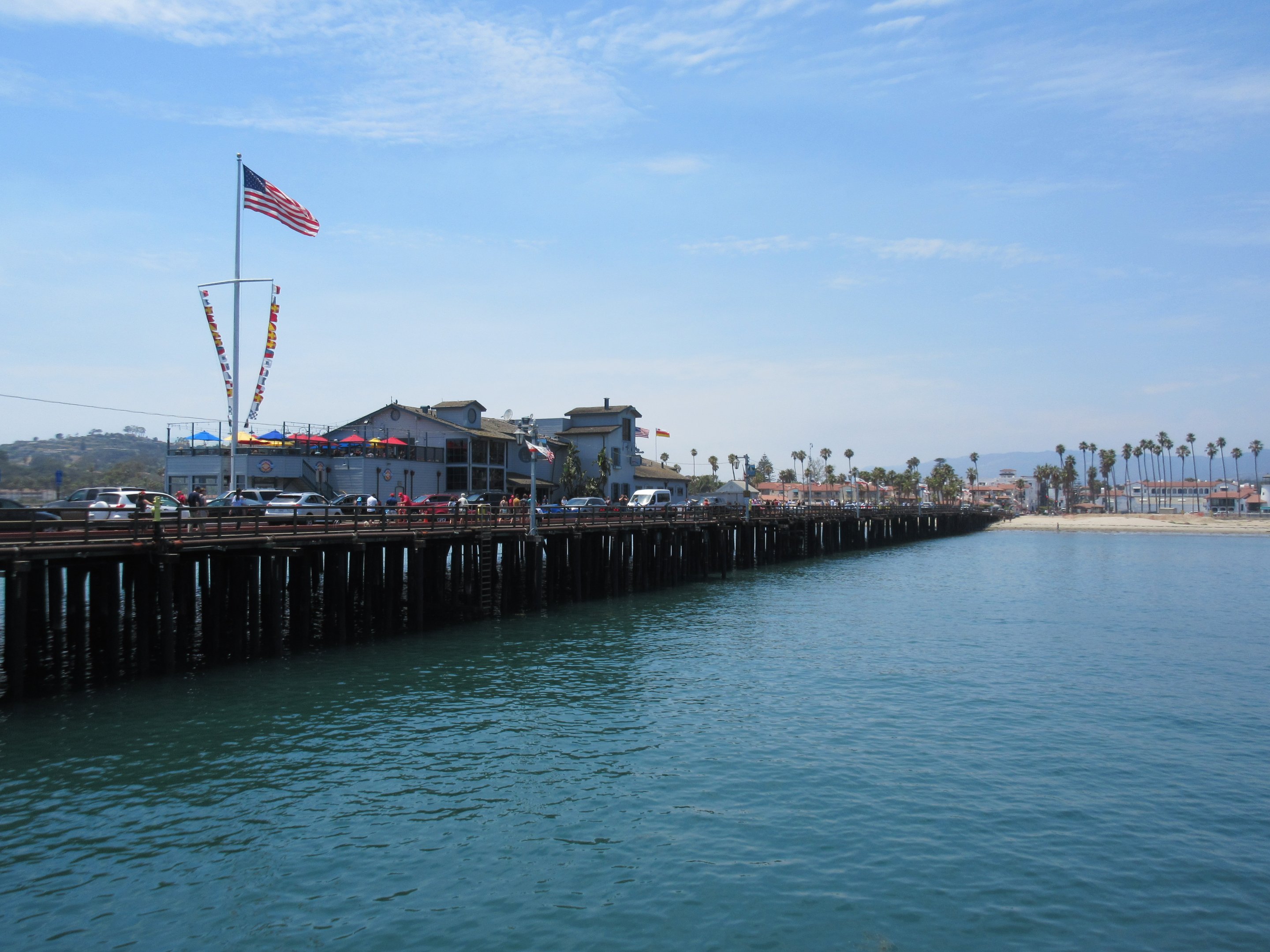 View from aquarium's entrance