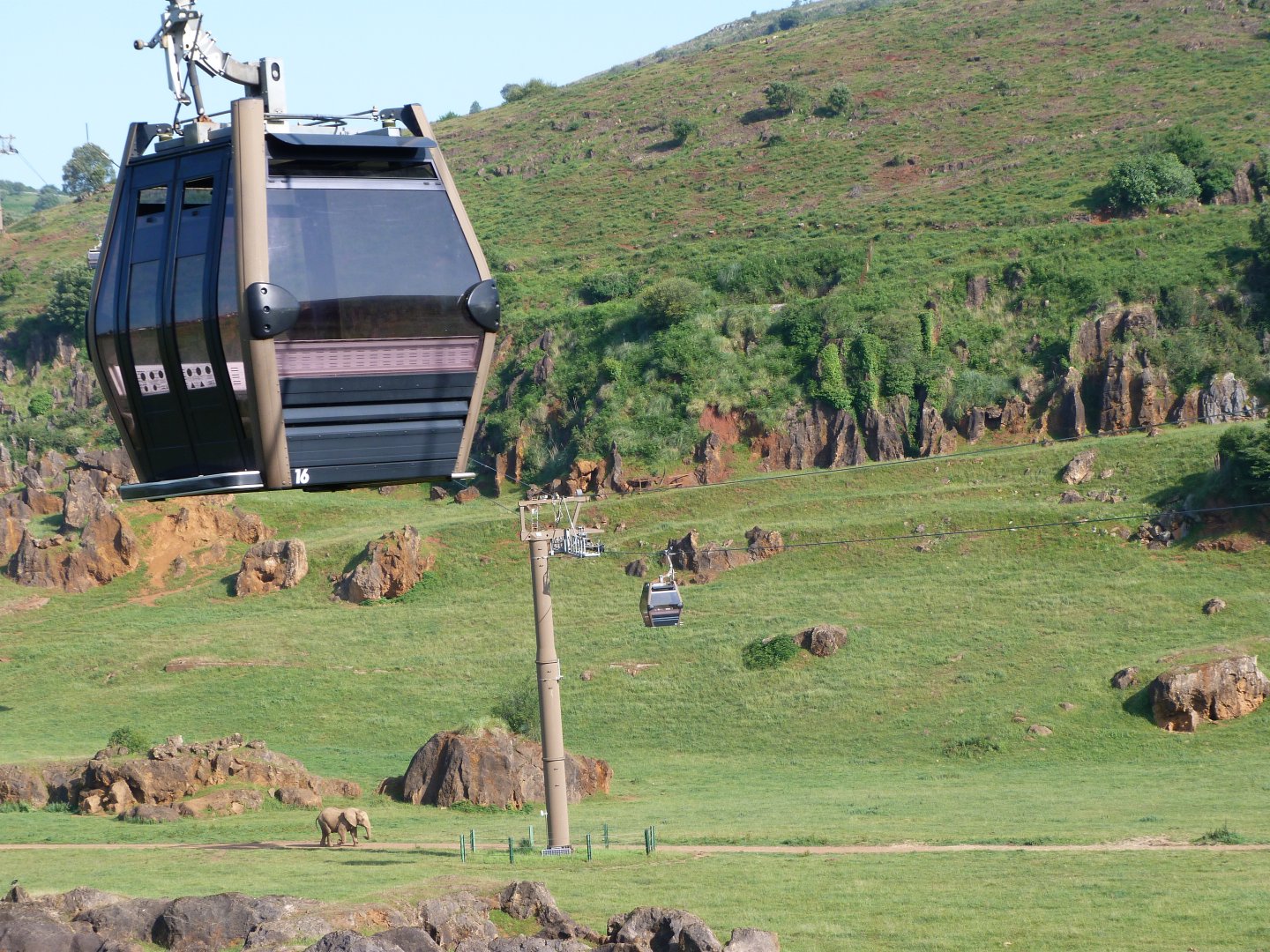 View from elephant exhibit -Parque de la Naturaleza de Cabárceno (2025)