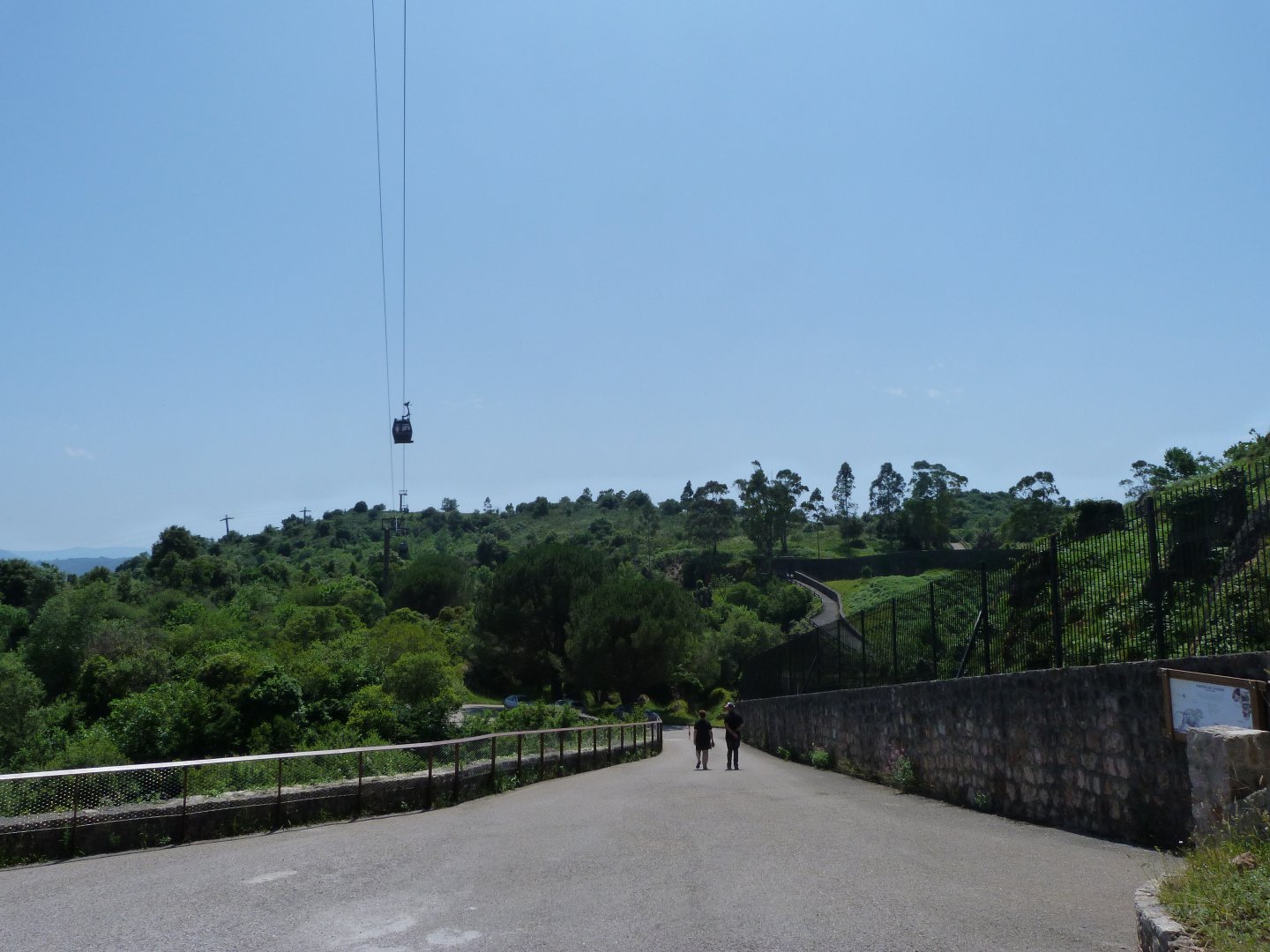 View from guinea baboon exhibit -Parque de la Naturaleza de Cabárceno (2025)
