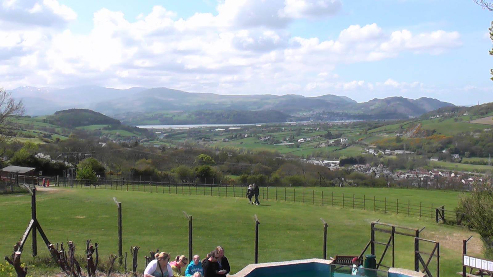 View from Penguin Pool - Welsh Mountain Zoo