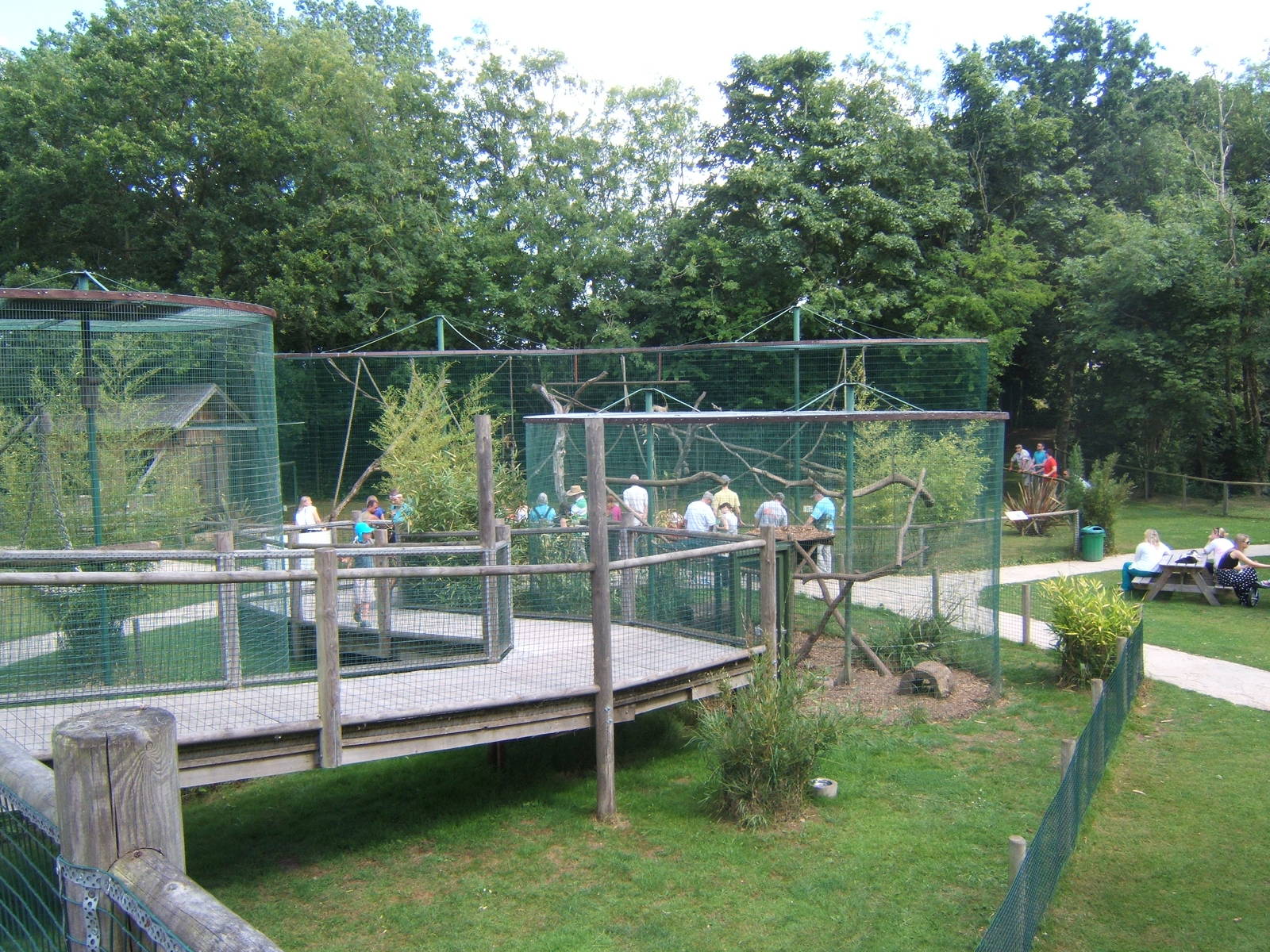 View from ramp to the Tropical House