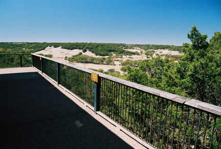 View from scenic overlook and cafe
