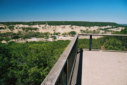 View from scenic overlook and cafe