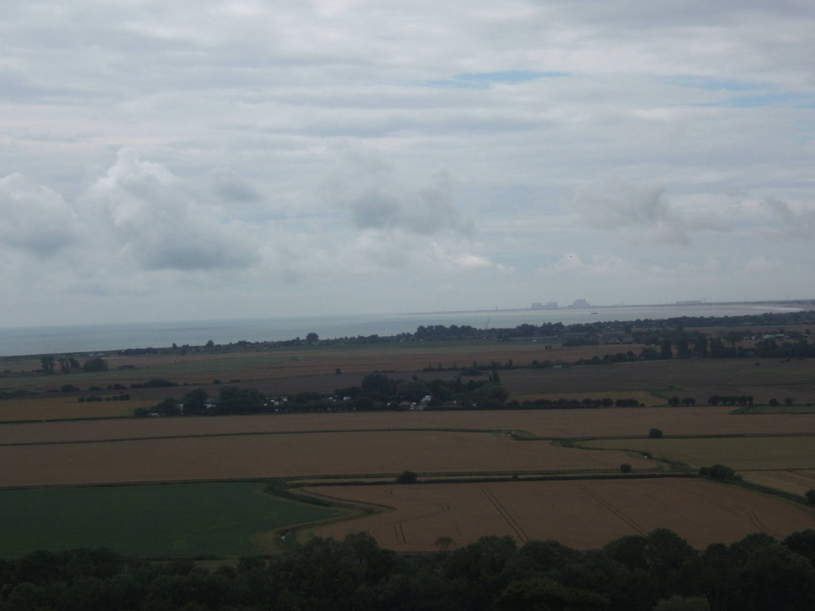 View from the African Experience showing Dungeness Nuclear Power Station