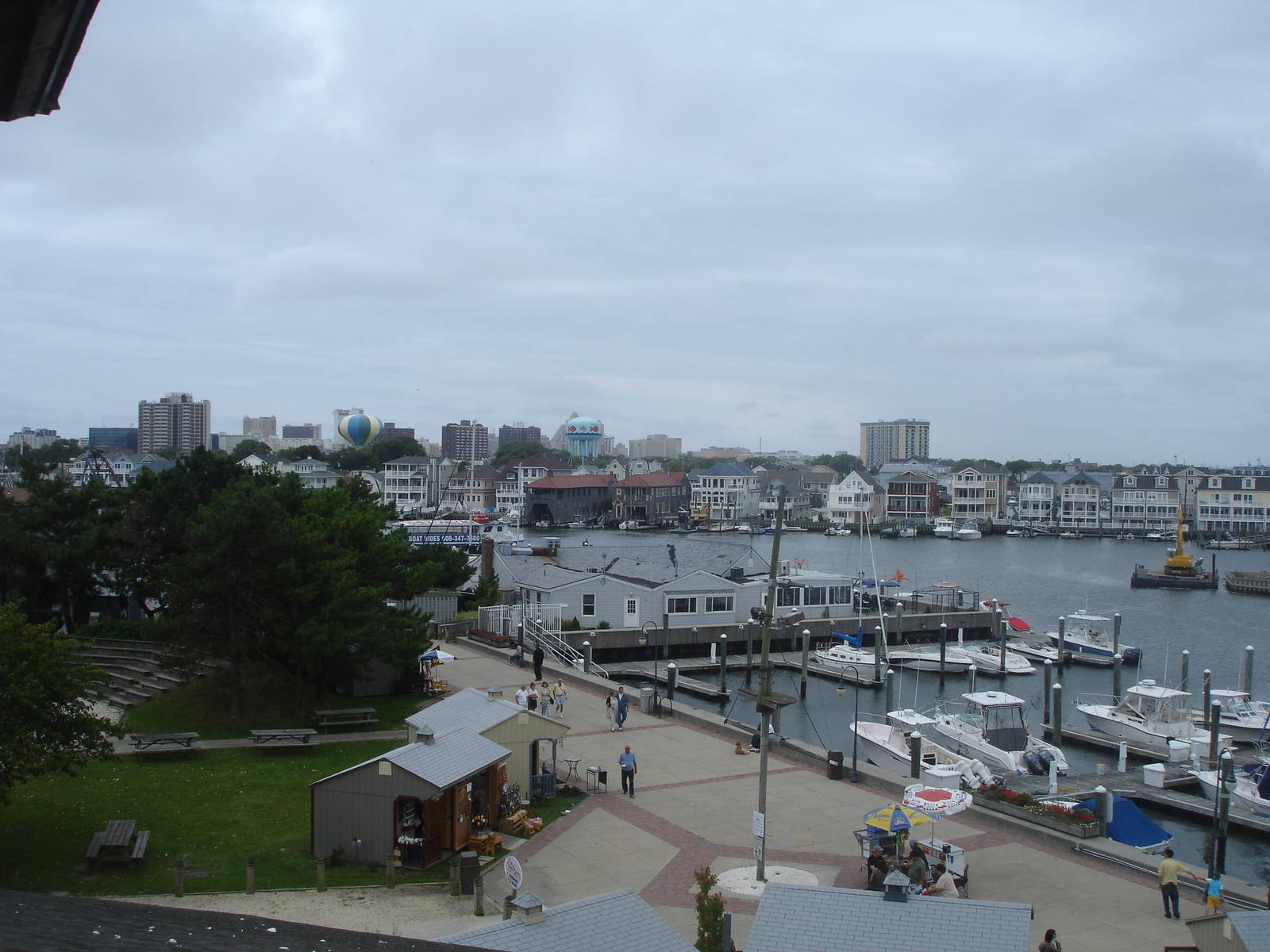 View from the aquarium