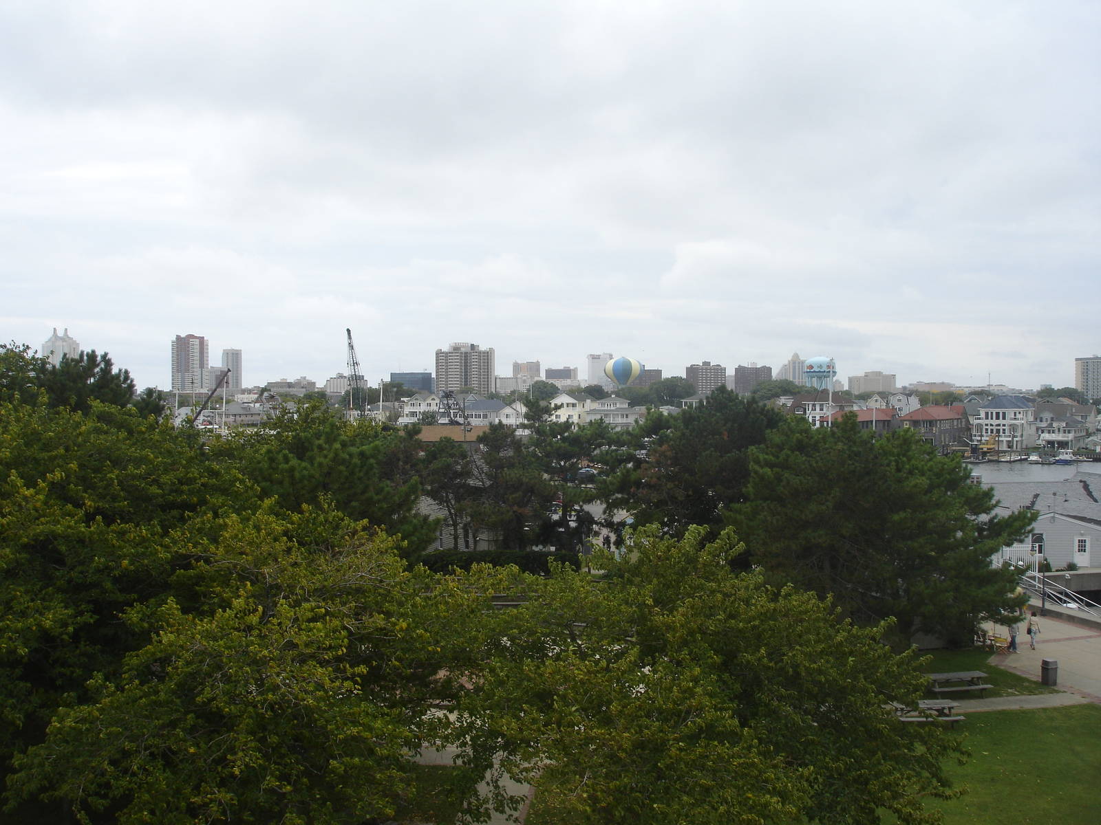 View from the aquarium