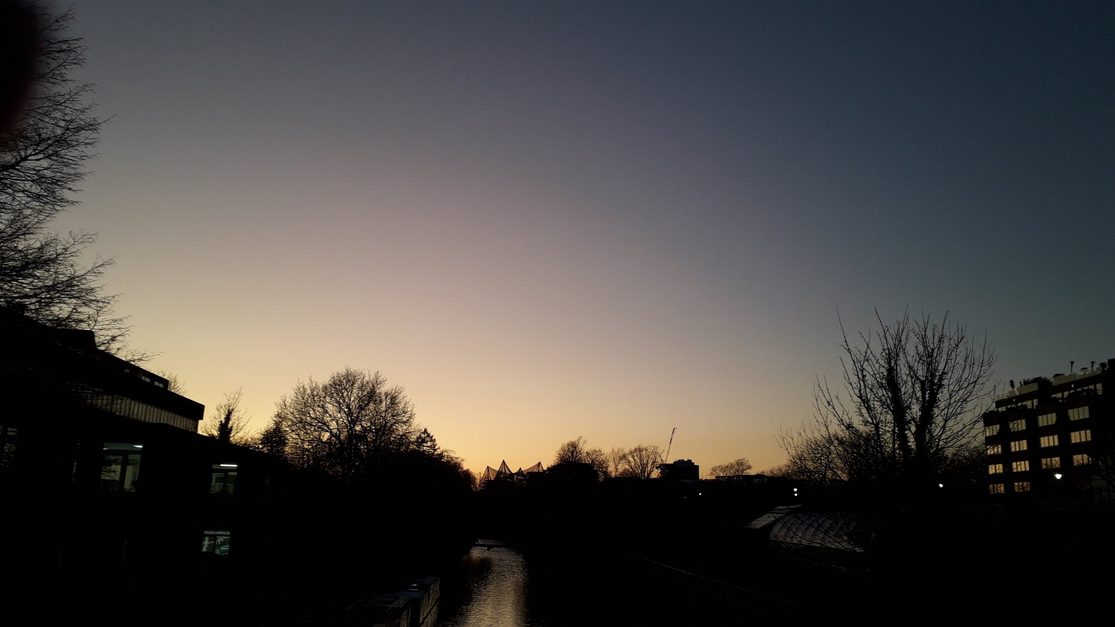 View from the canal 4 December 2019