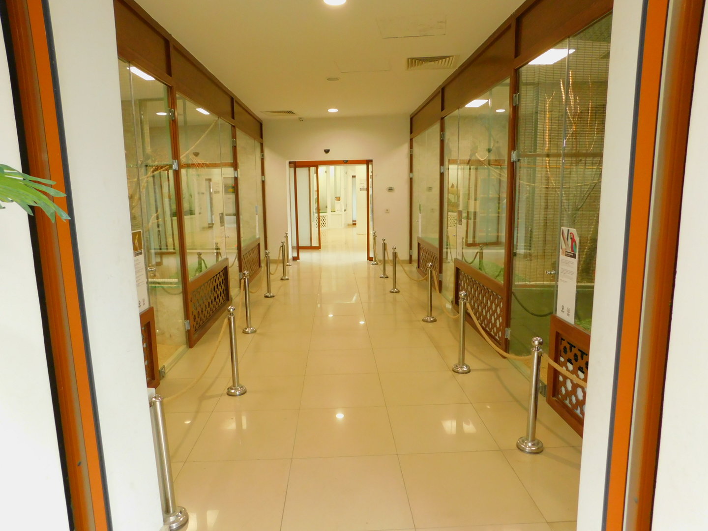 View from the Enterance of the Indoor Animal house at the Karatay Zoo