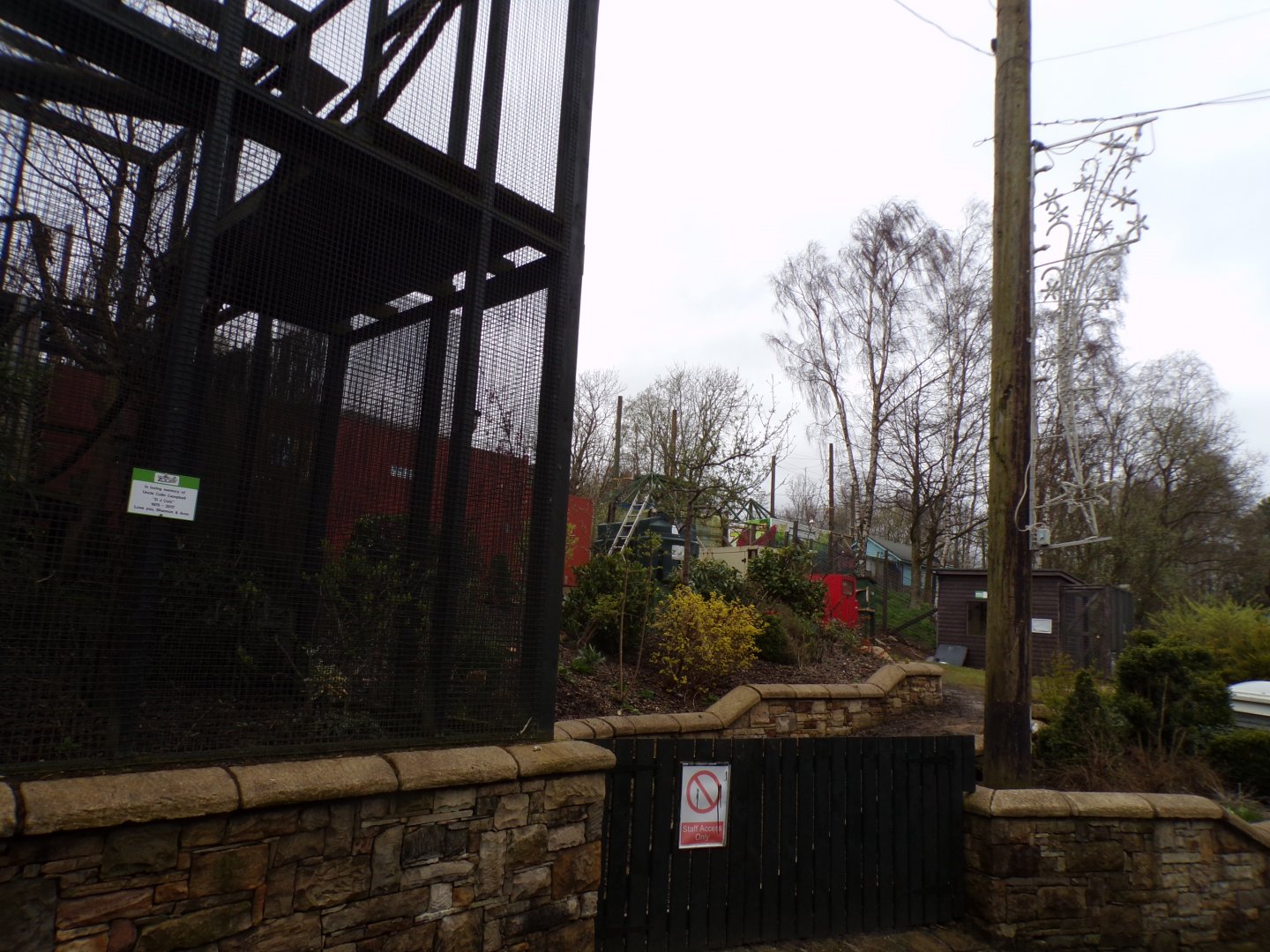 View from the fossa enclosure 12.4.24