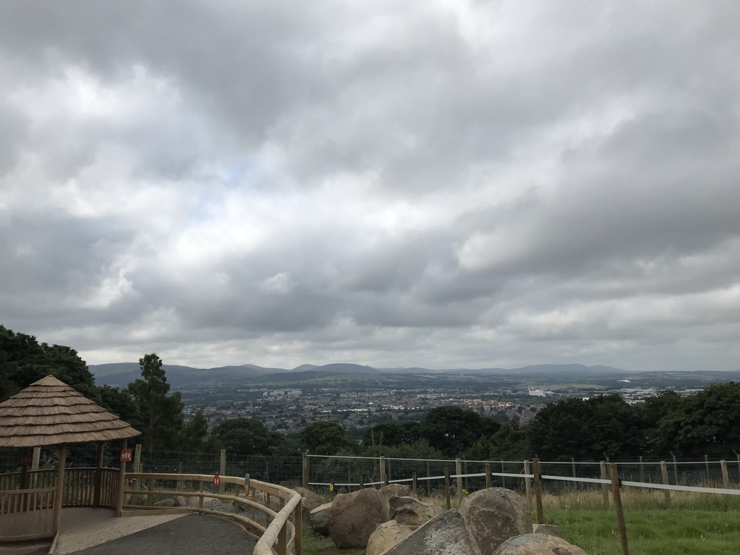 View from the Giraffe enclosure