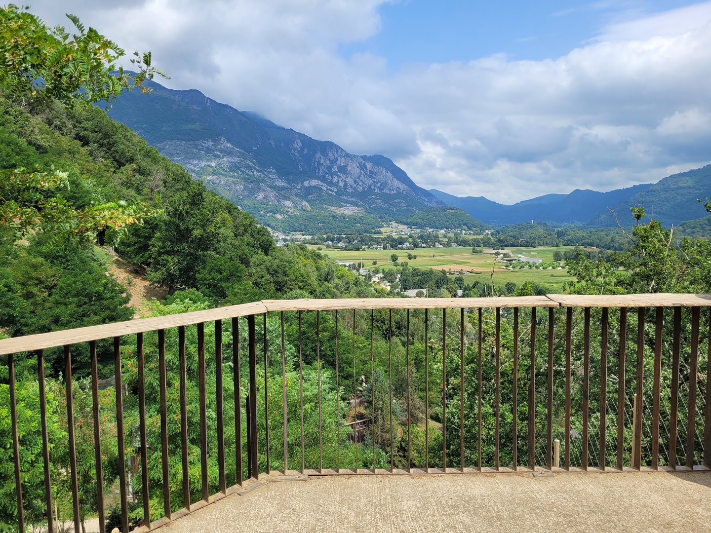 View from the ibex exhibit -Parc Animalier des Pyrénées (2023)