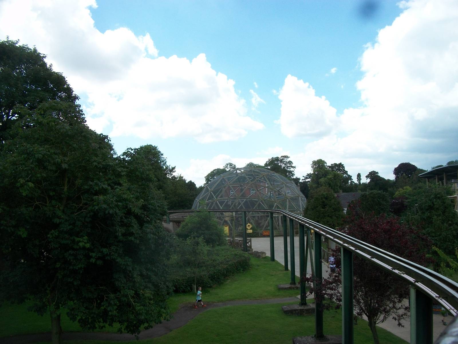 View from the monorail approaching the Parrotsphere, 7th July 2014