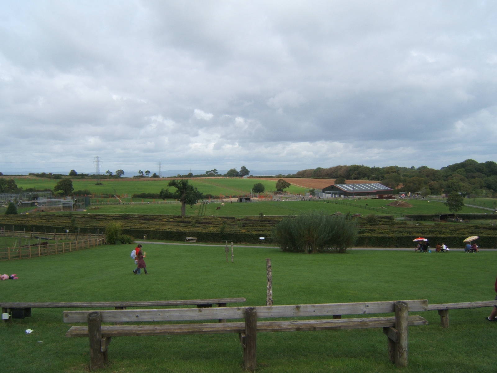 View from the Rhino House towards the Elephant House