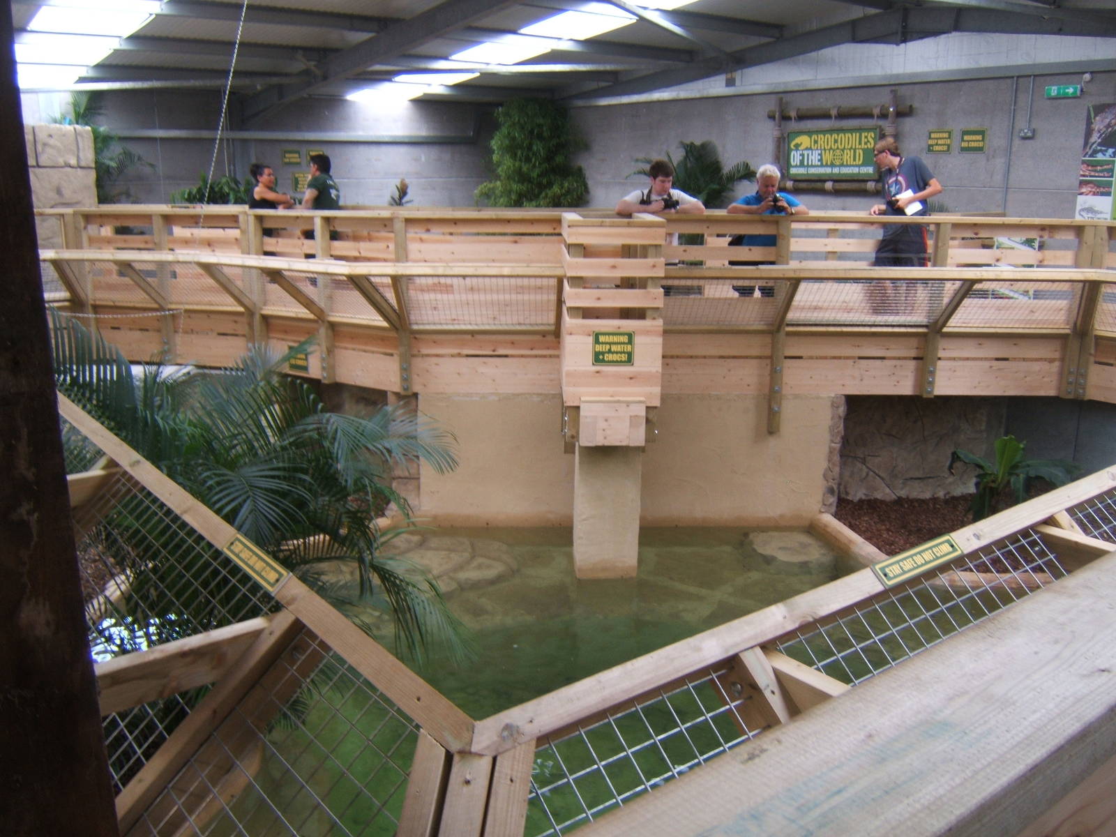 View from the start of the extension of the Large Croc House