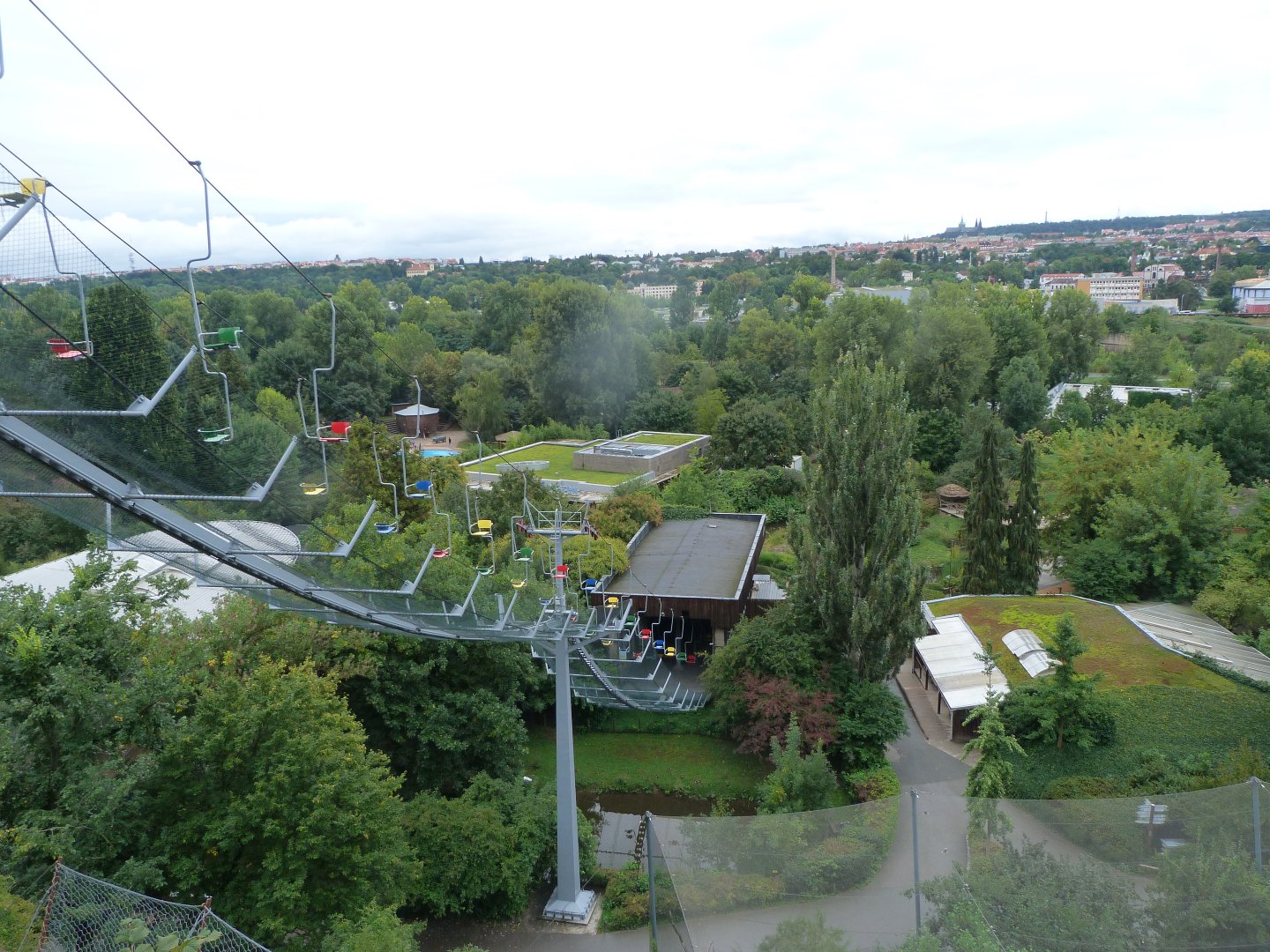View from the Zakázanka path -Zoo Praha (2025)