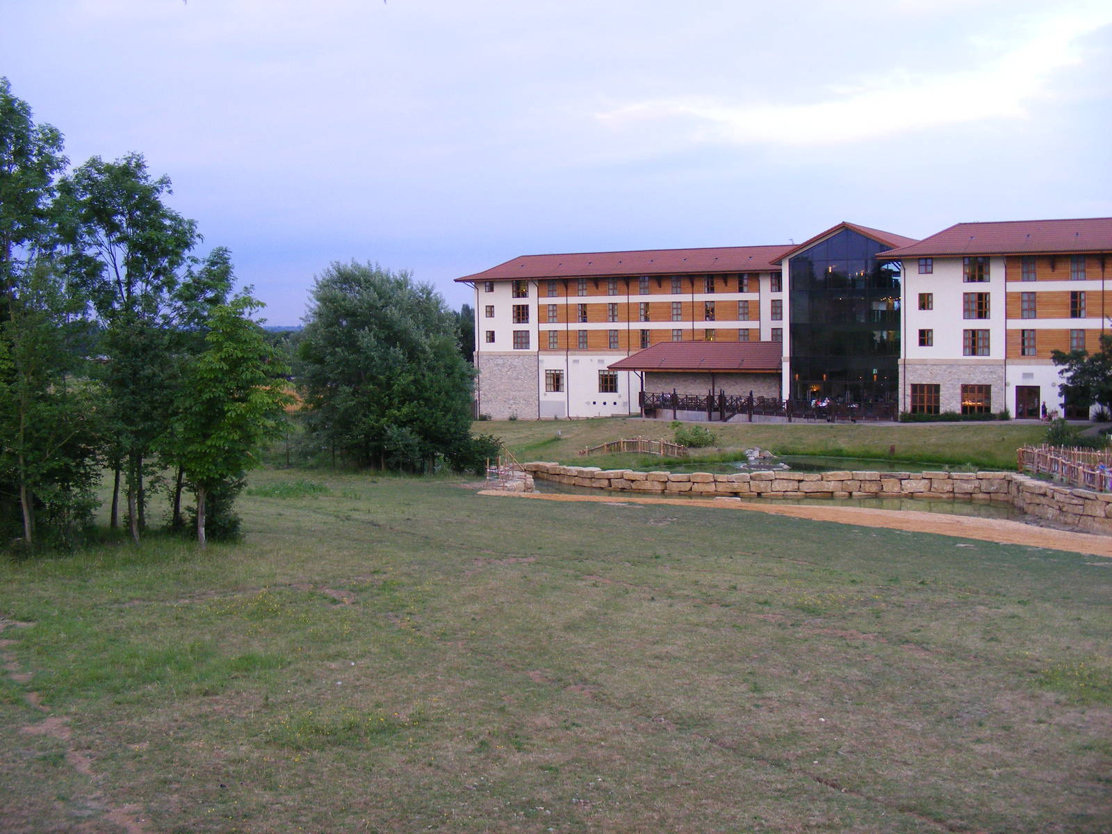 View from Wanyama Reserve lookout tower at Chessington Zoo, 25 June 2010