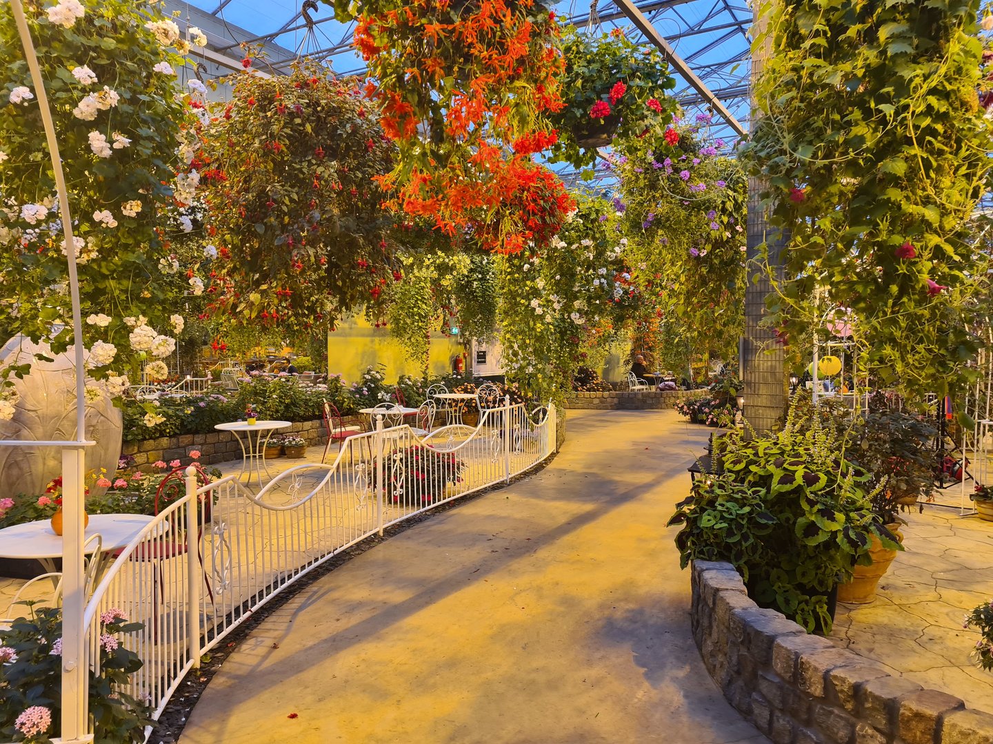 View in hanging gardens restaurant