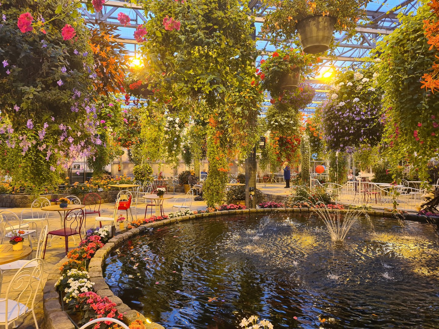 View in hanging gardens restaurant