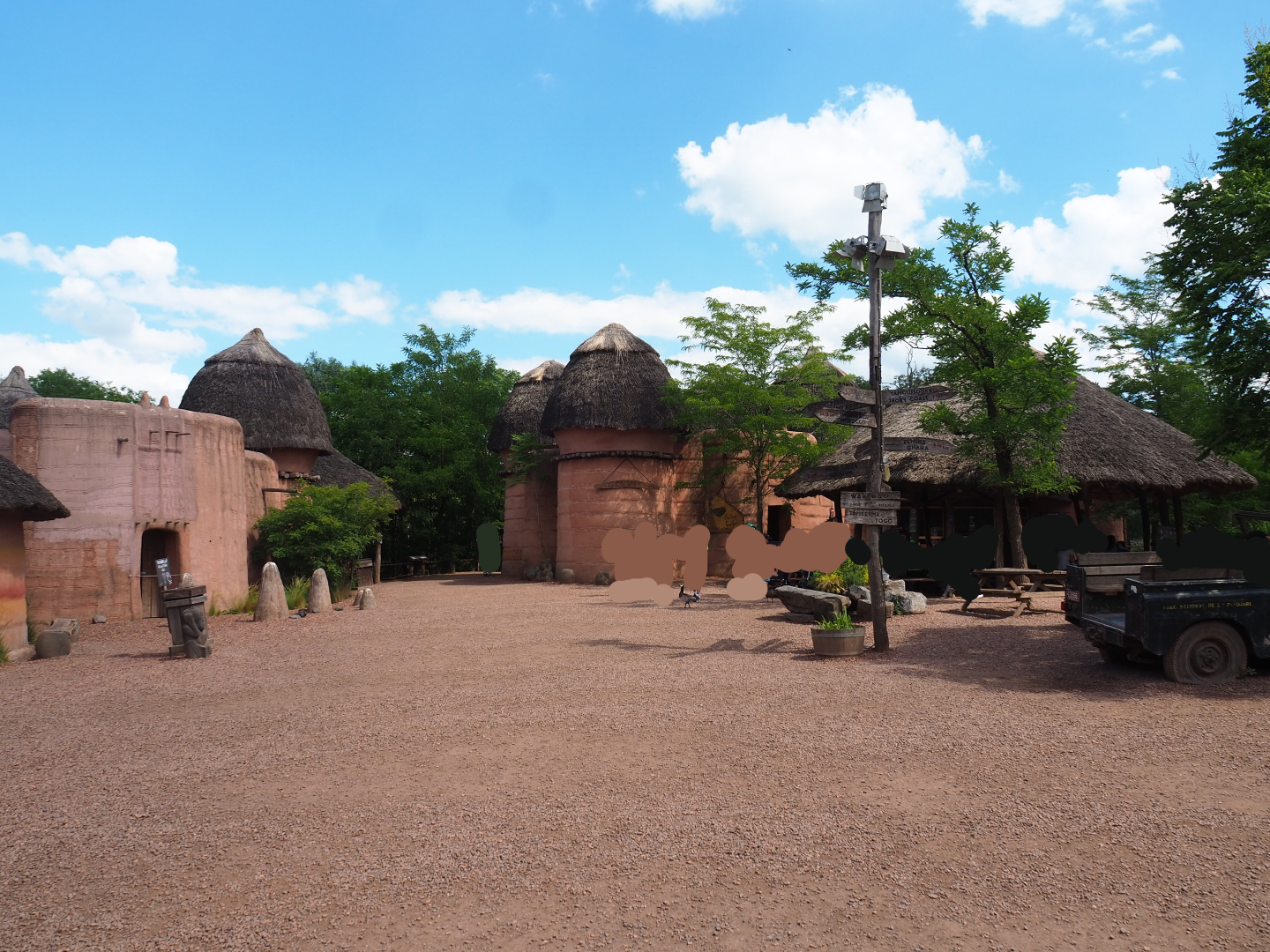 View in Tamberma African village, 2022-06-28