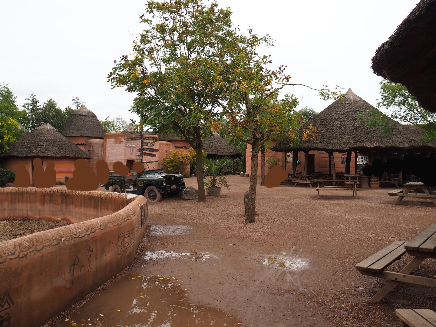 View in the African village, 2019-10-04