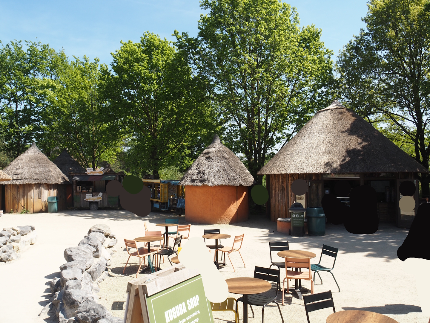 View in the African village area, 2025-04-30