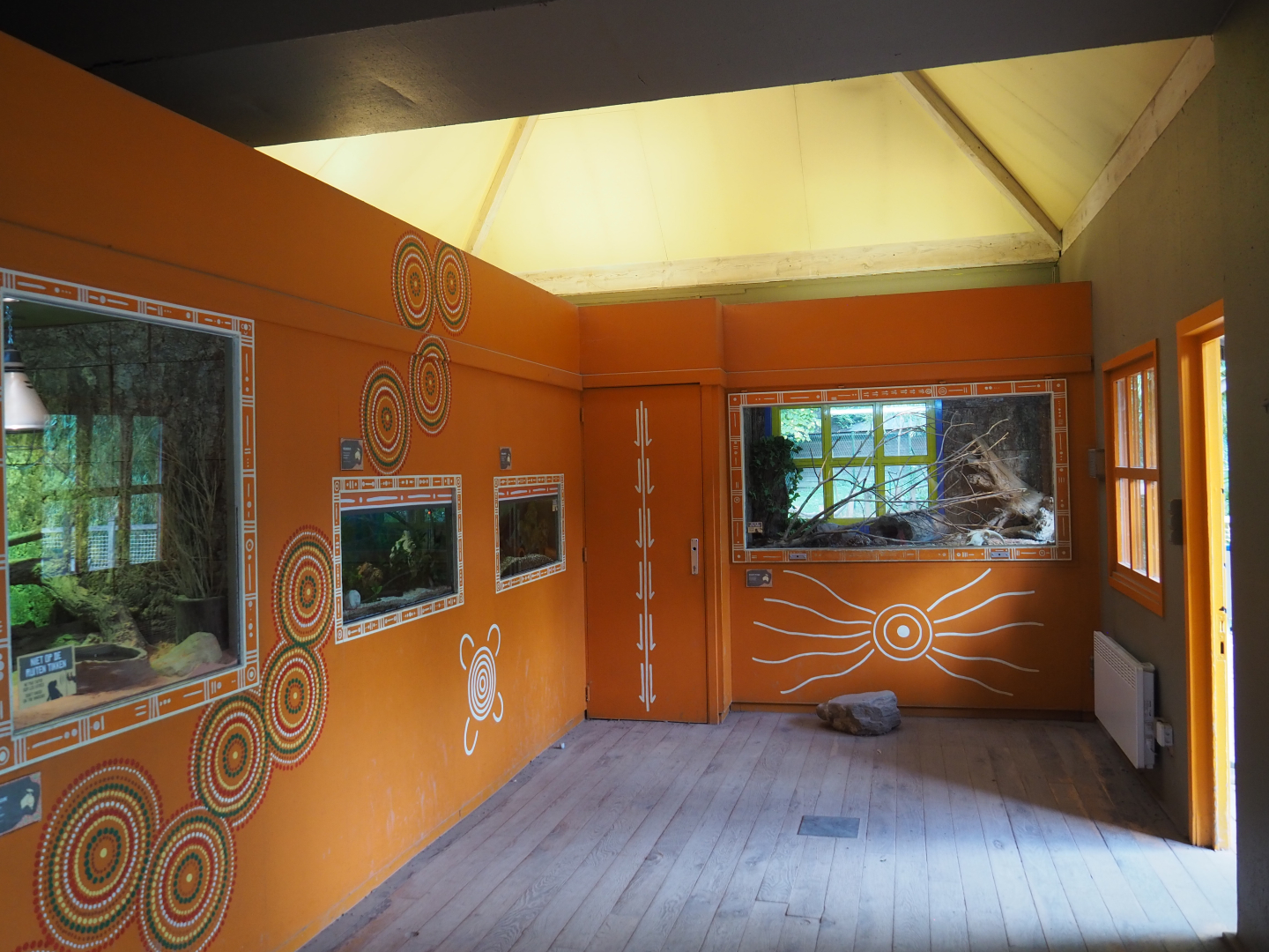 View in the Australian aquarium and vivarium house, 2020-08-15