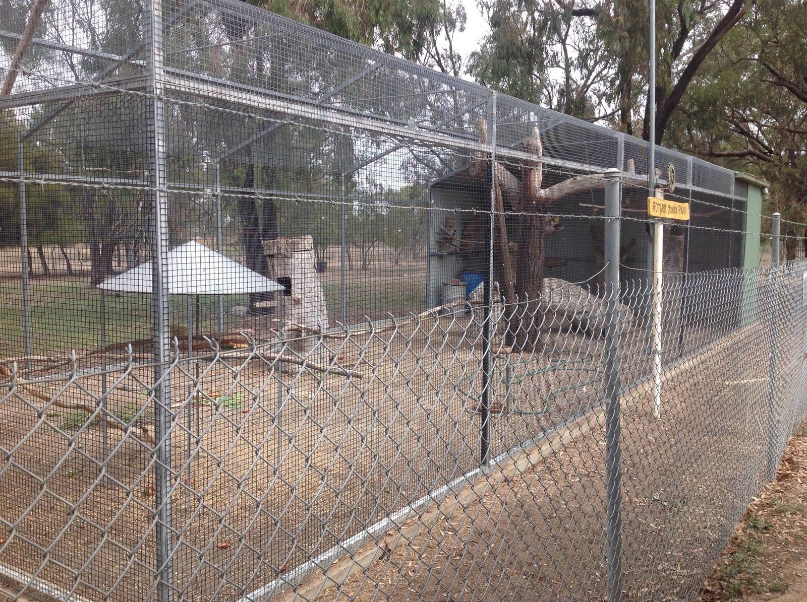 View including aviary