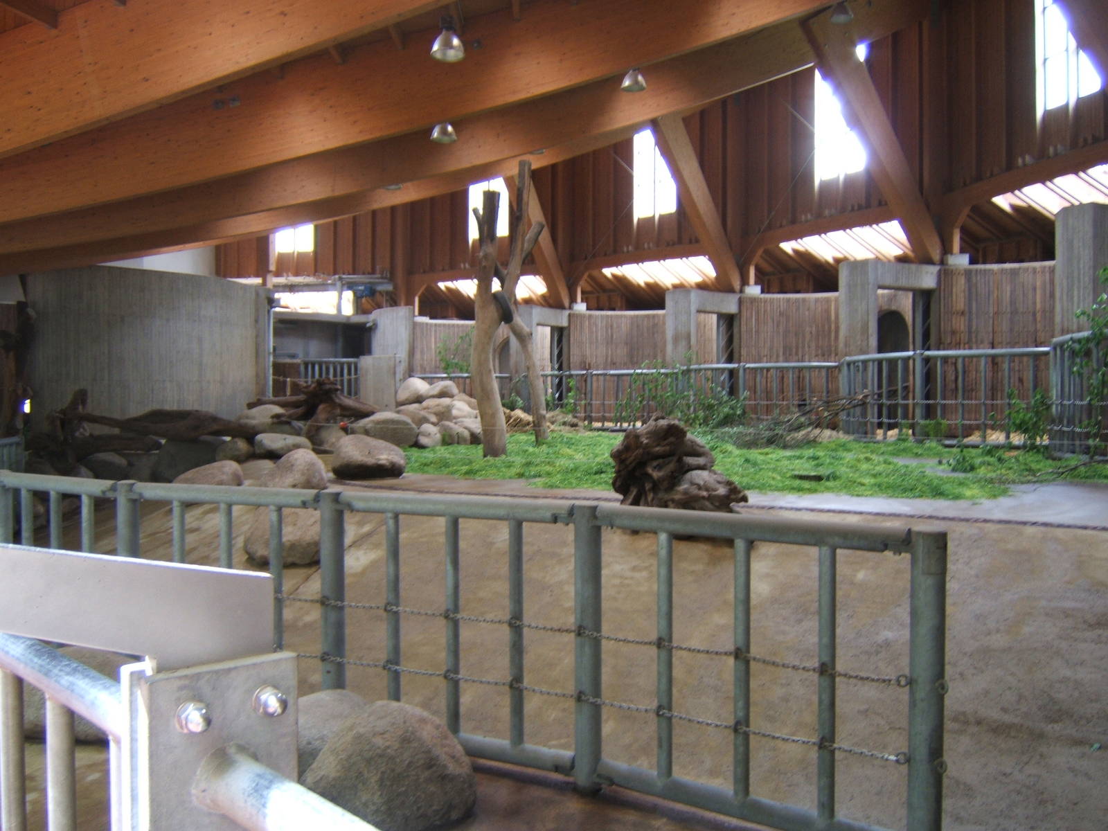 View inside African Elephant House