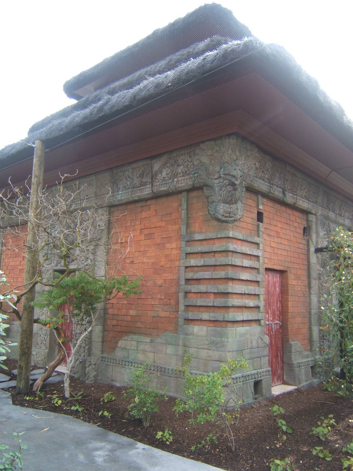 View inside Bali Aviary
