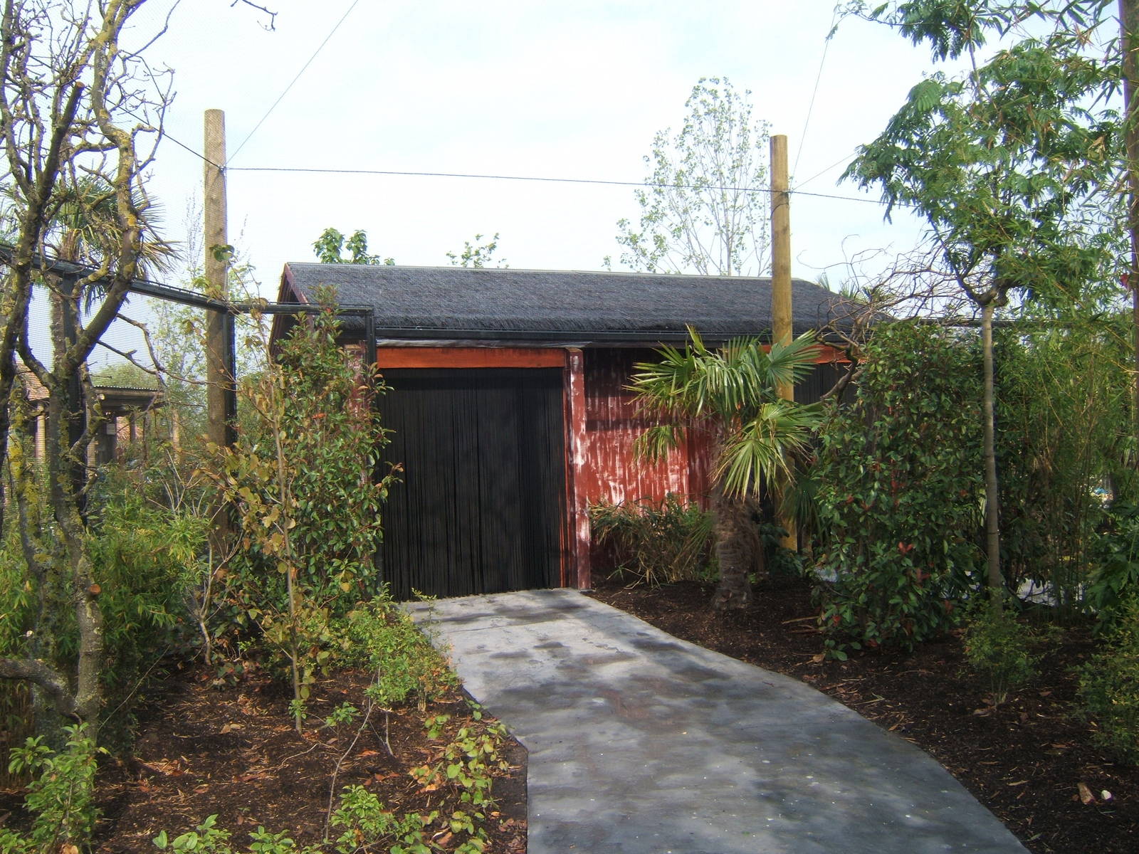 View inside Bali Aviary