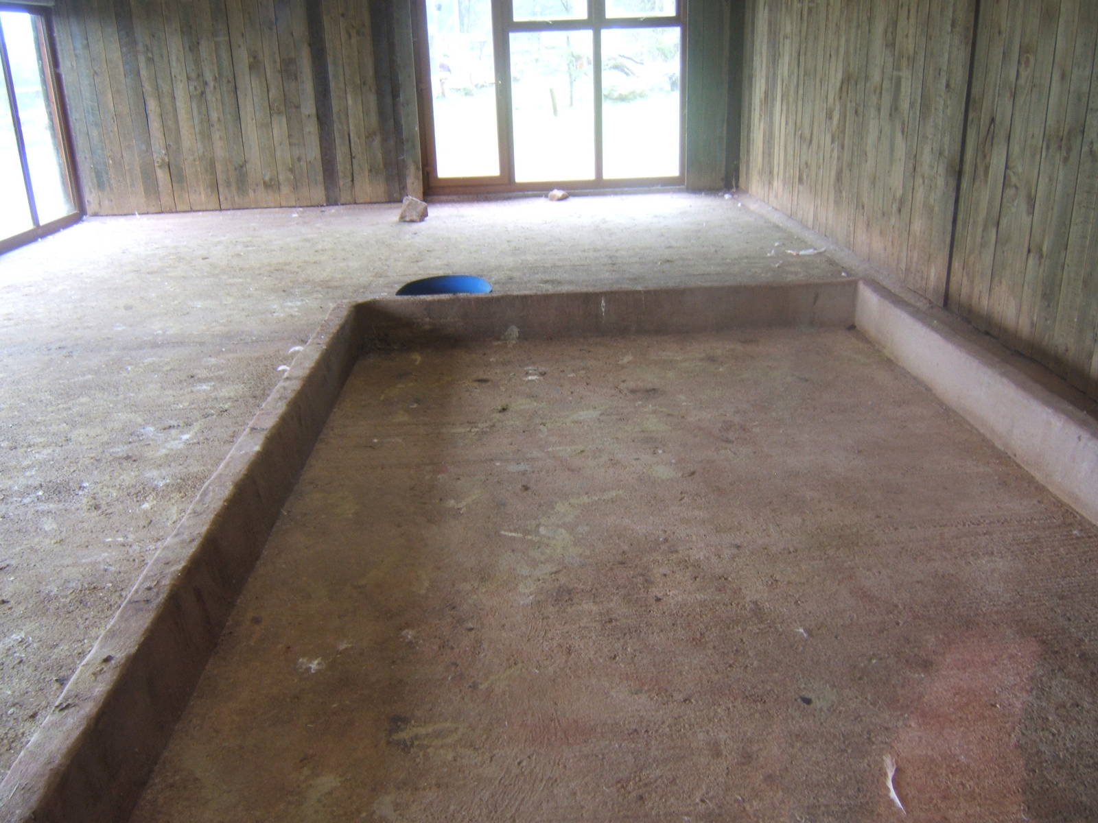 View inside Chilean Flamingo Housing