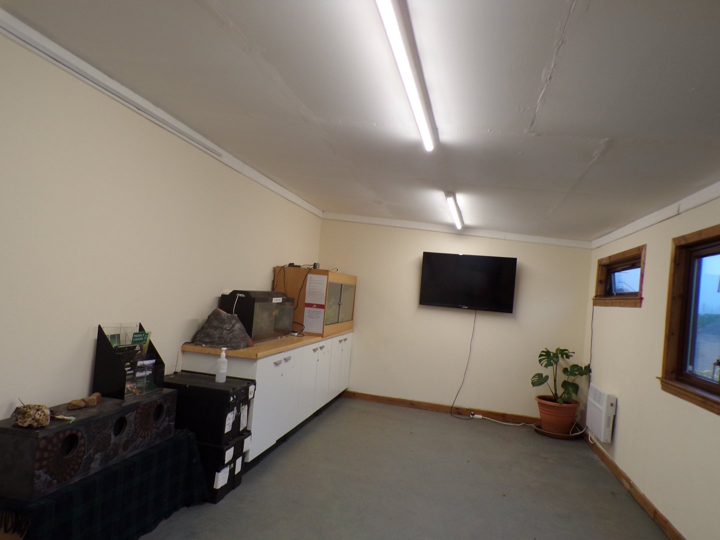 View inside education room