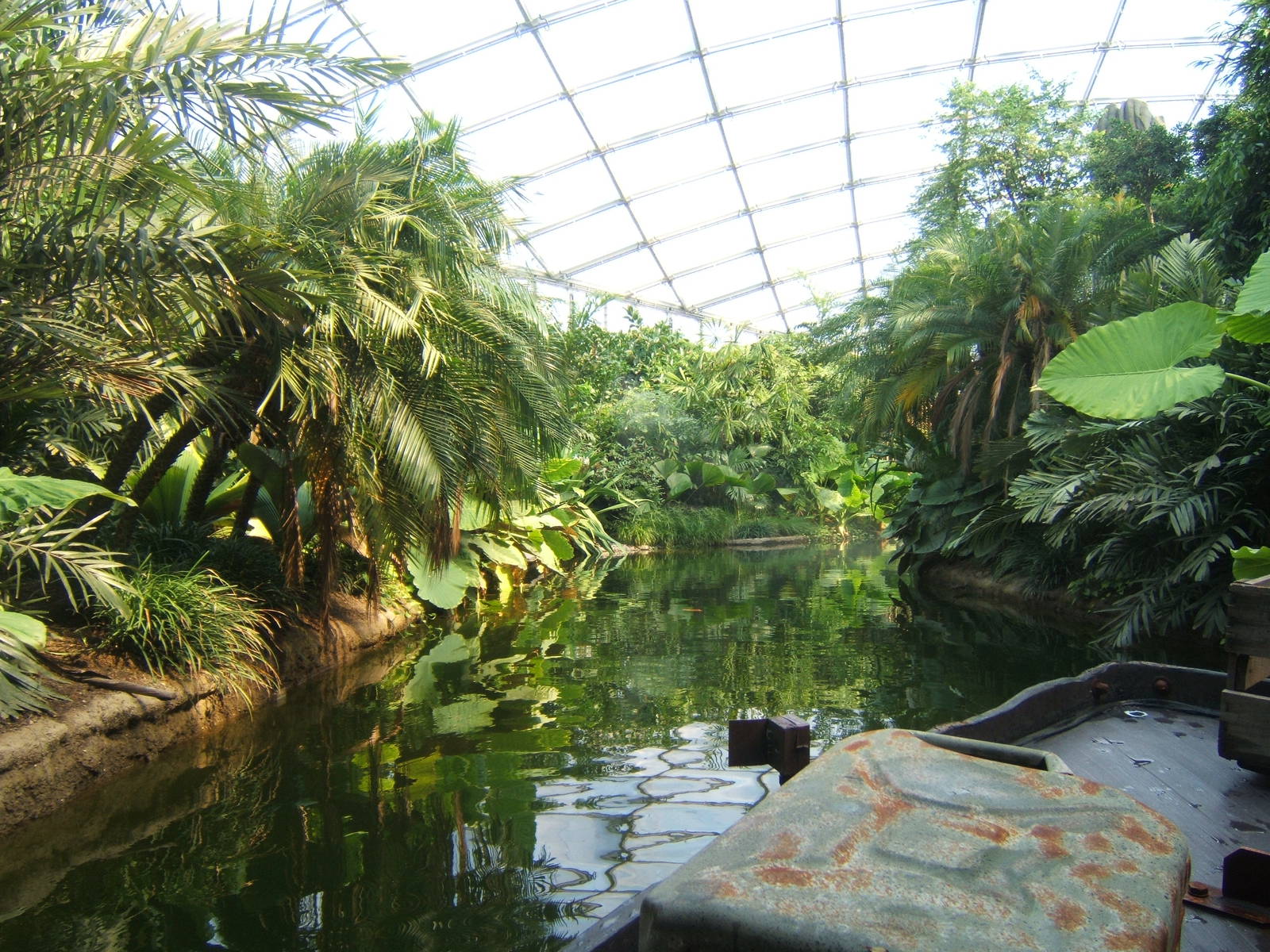View inside Gondawanaland from boat ride