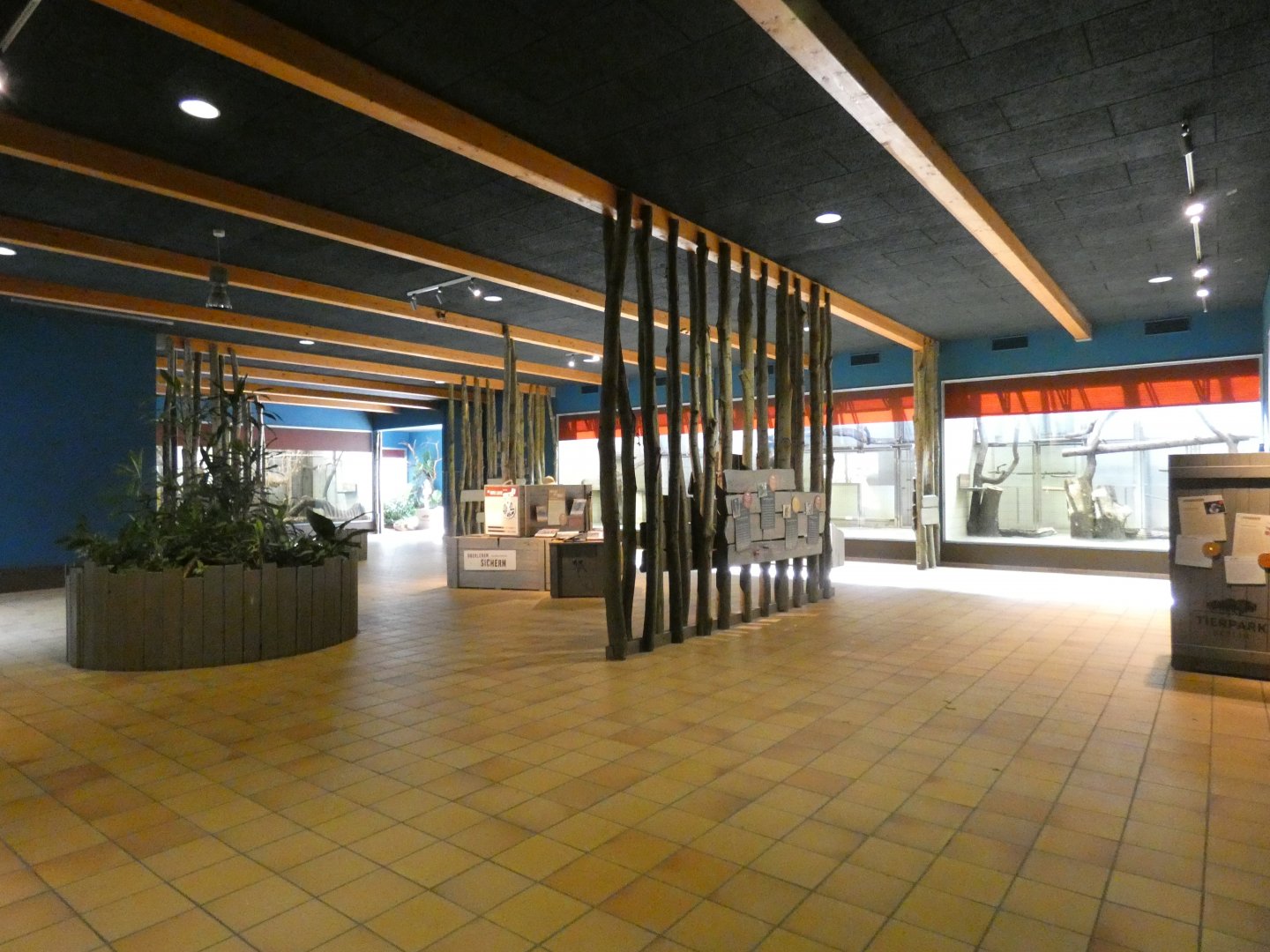 View inside Primate House