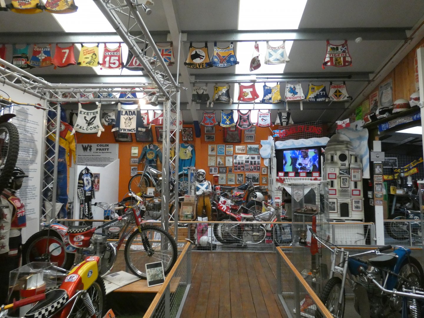 View inside Speedway museum