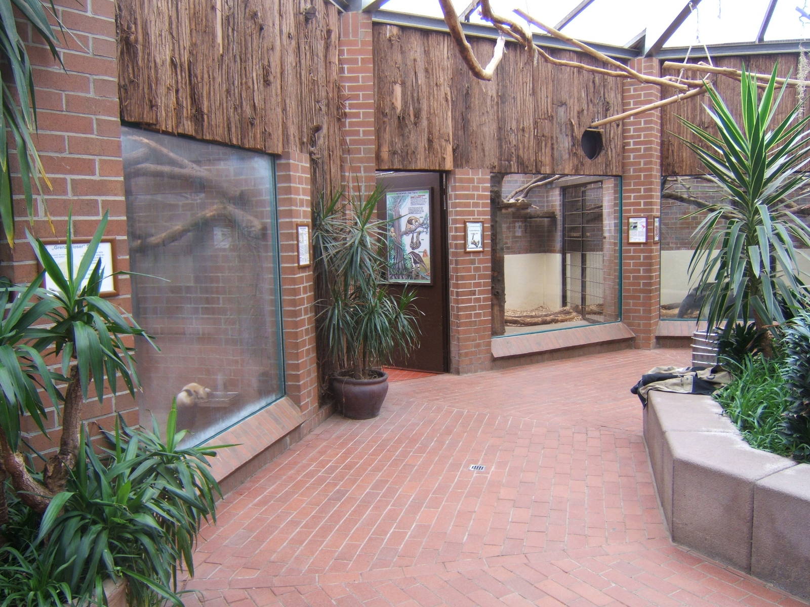 View inside the Anteater House