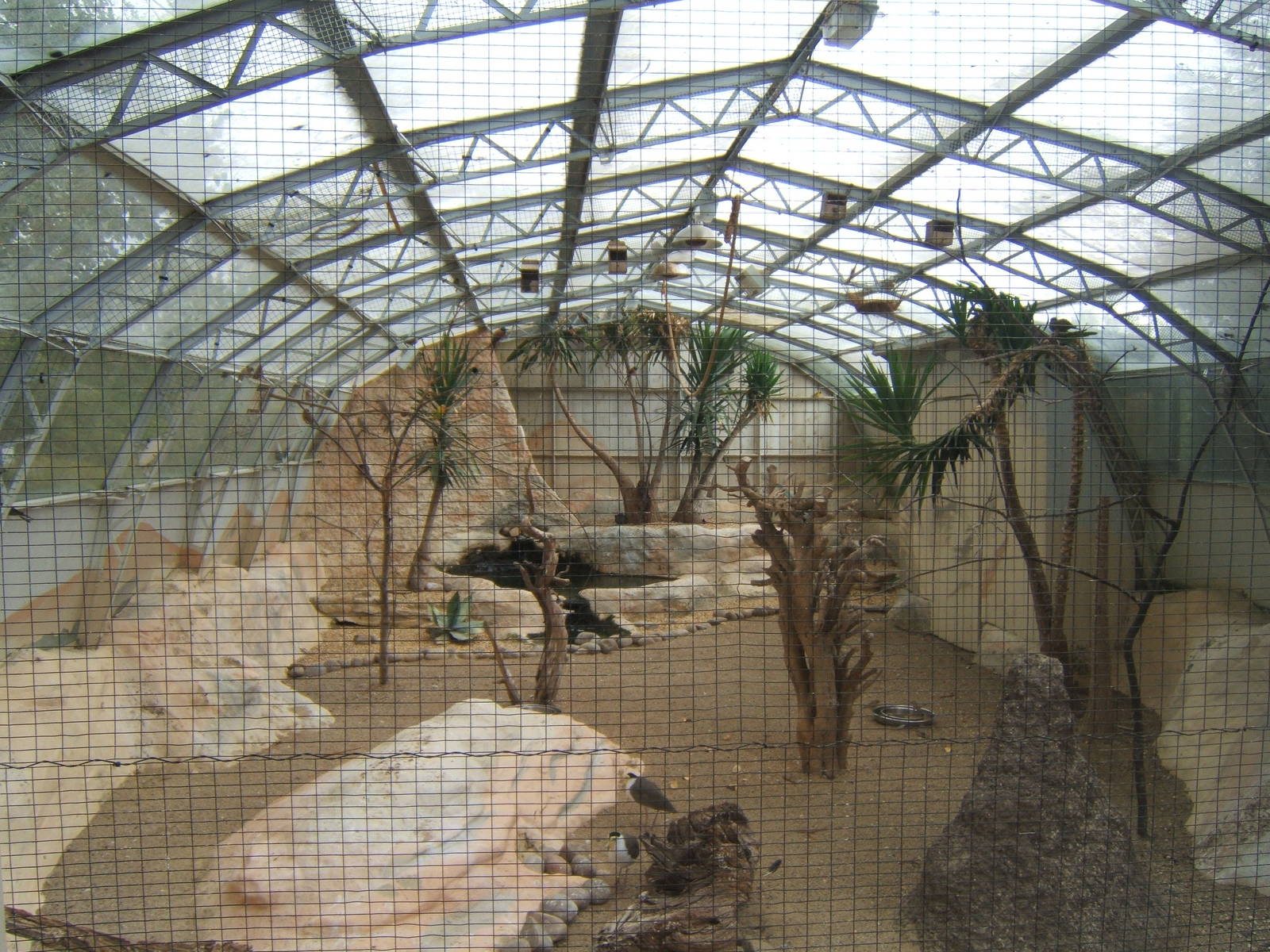 View inside the Desert House