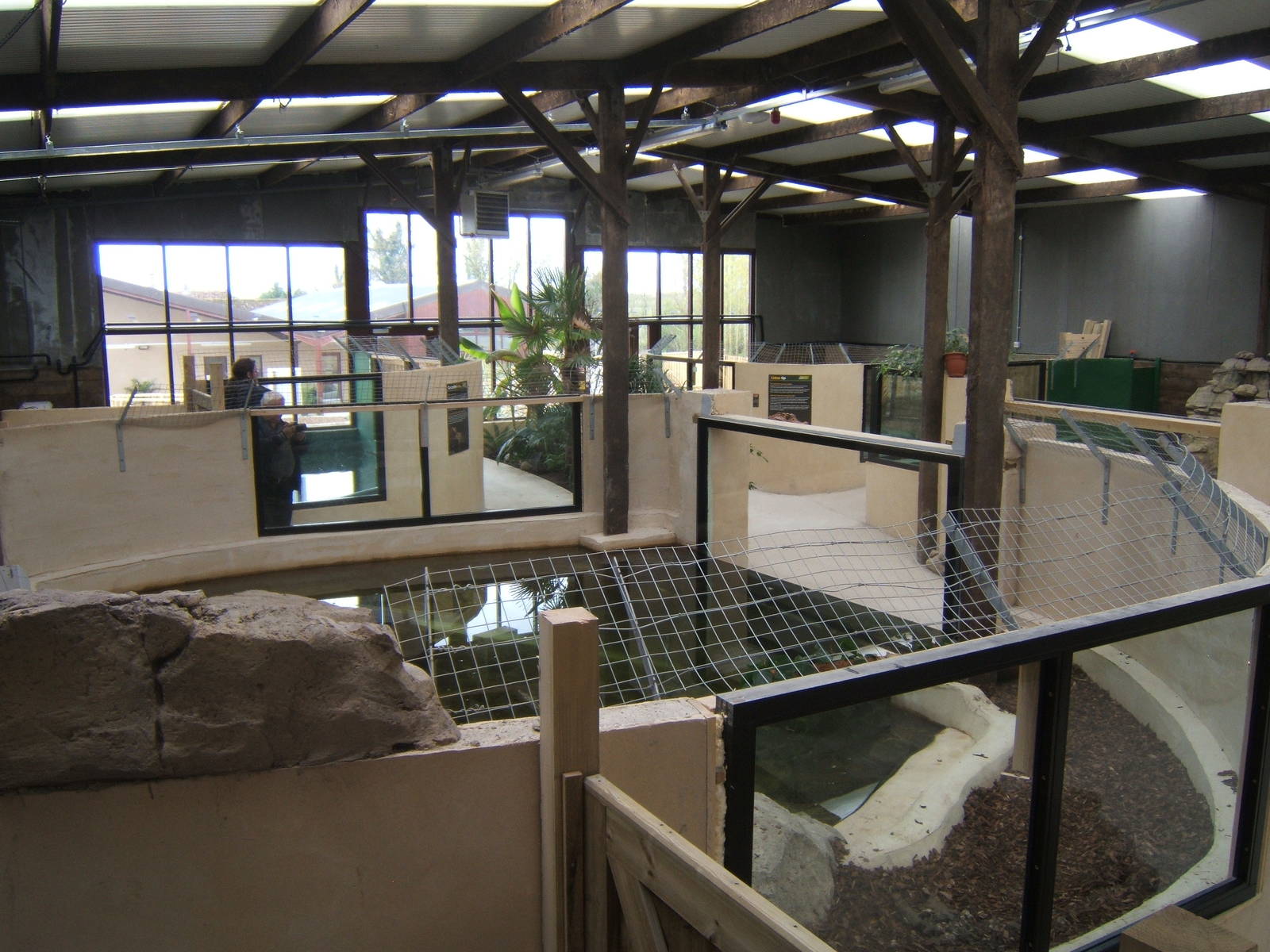 View inside the Large Crocodile House