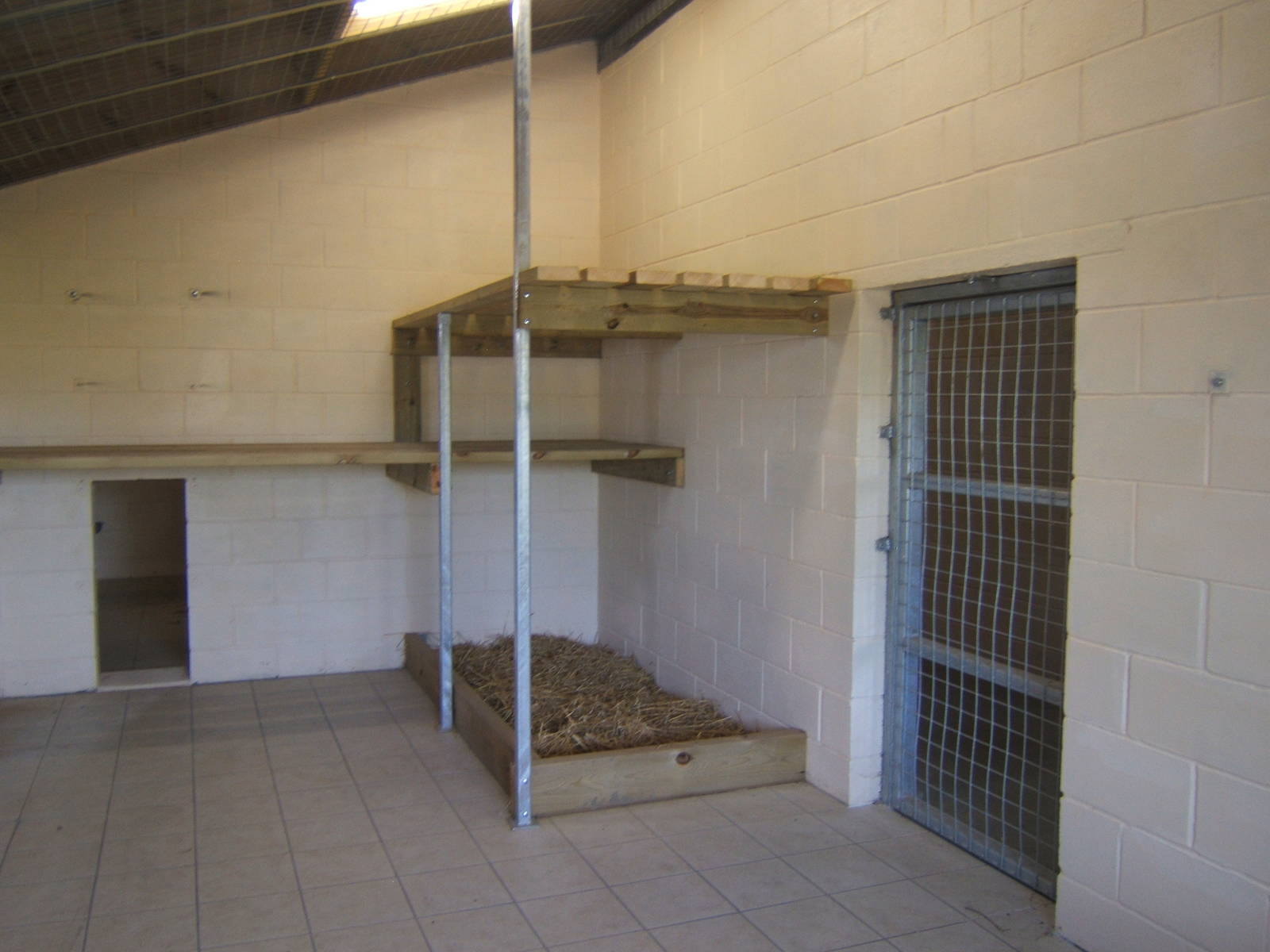 View inside the new Tiger House