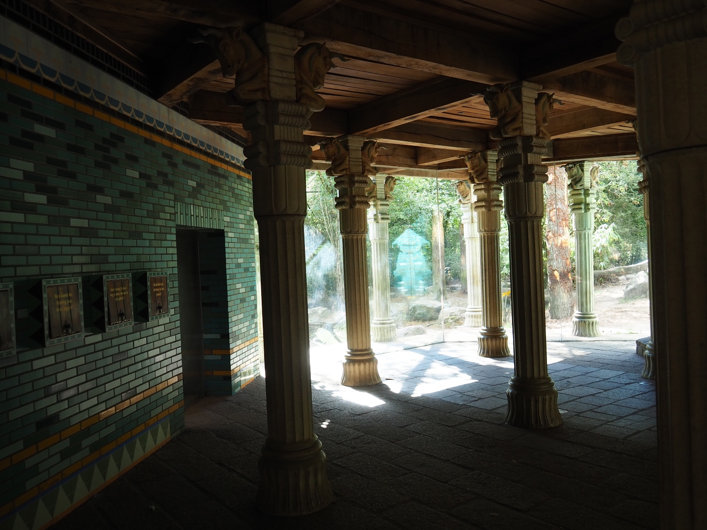 View inside the palace of King Darius