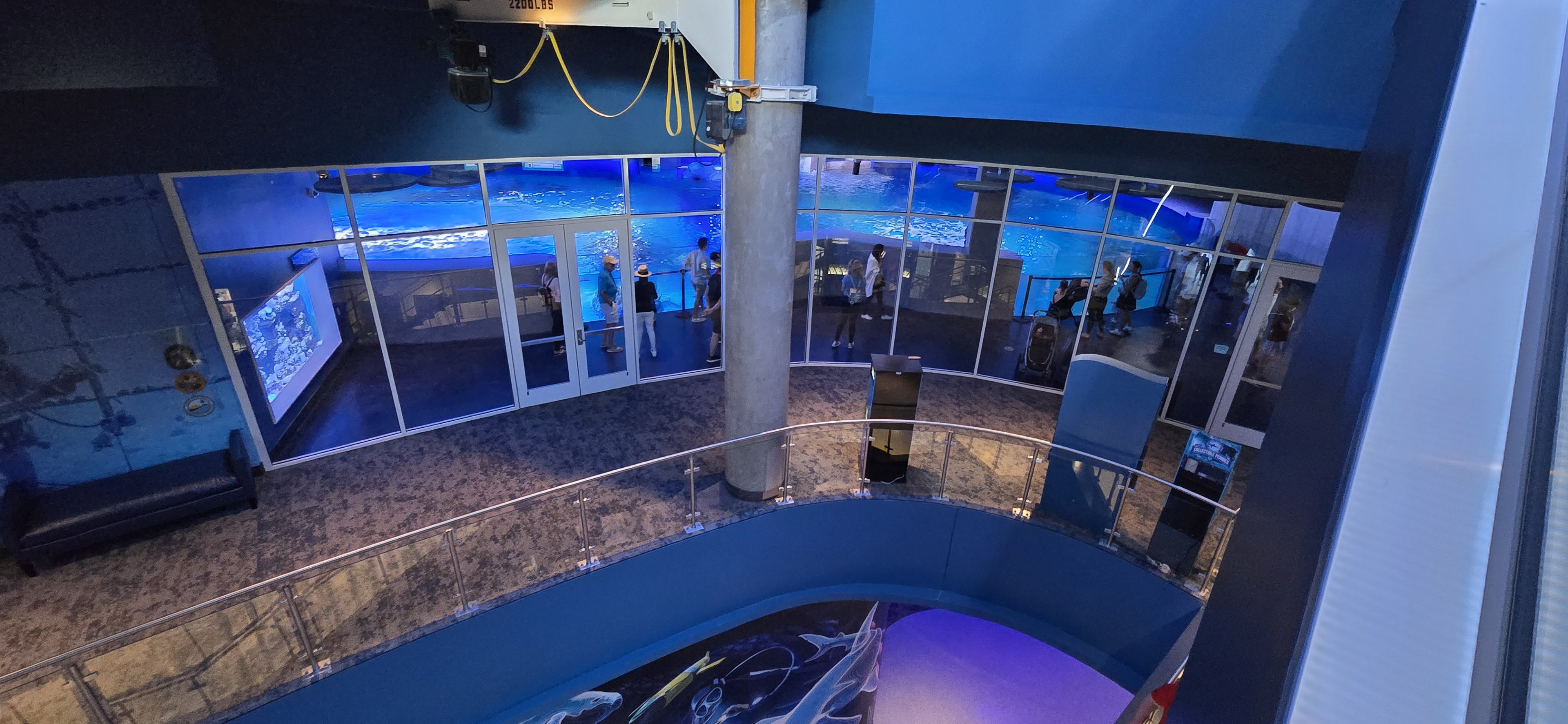 View into Florida's Gulf Tank Overlook