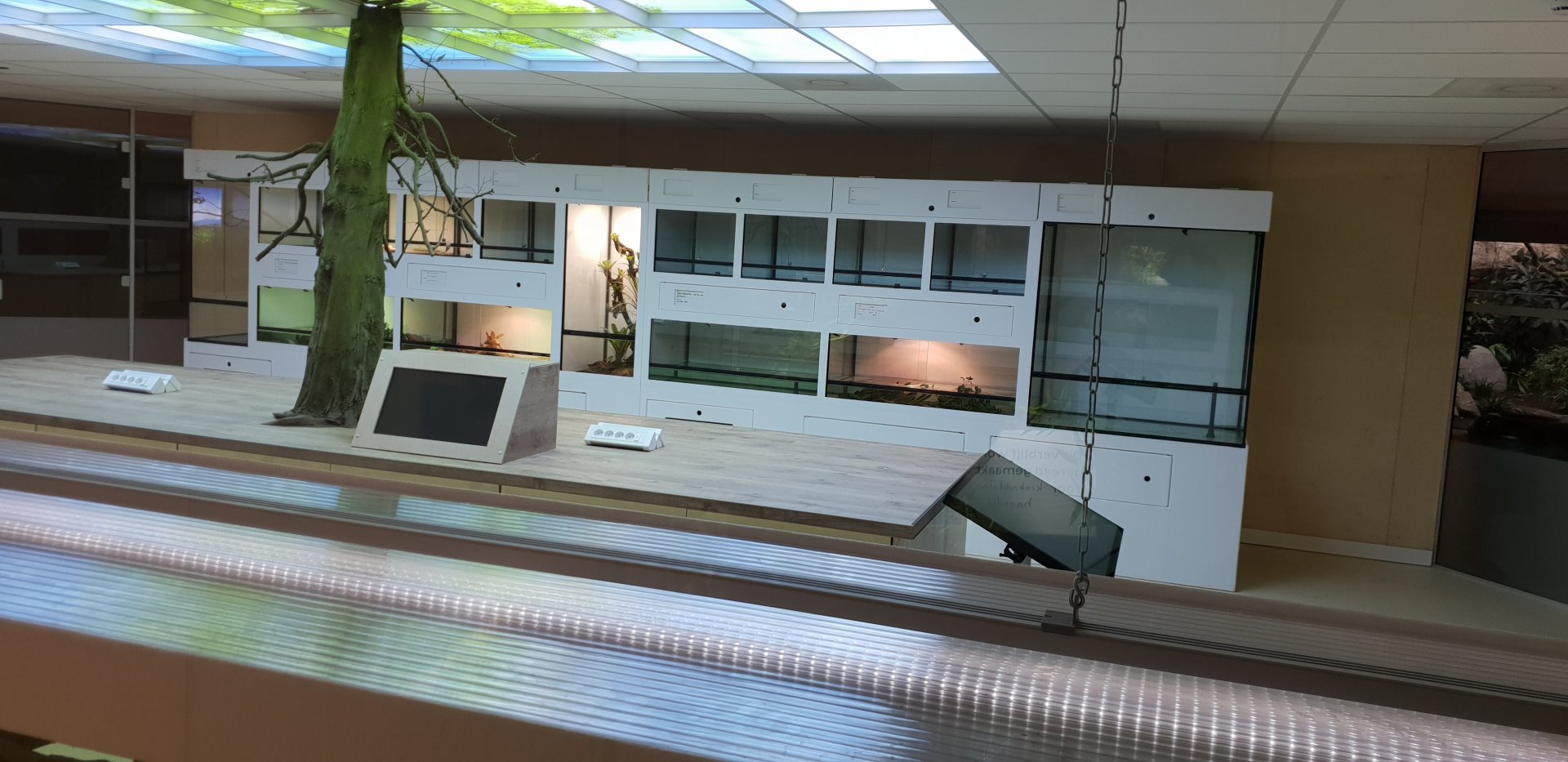 View into new Conservation Center