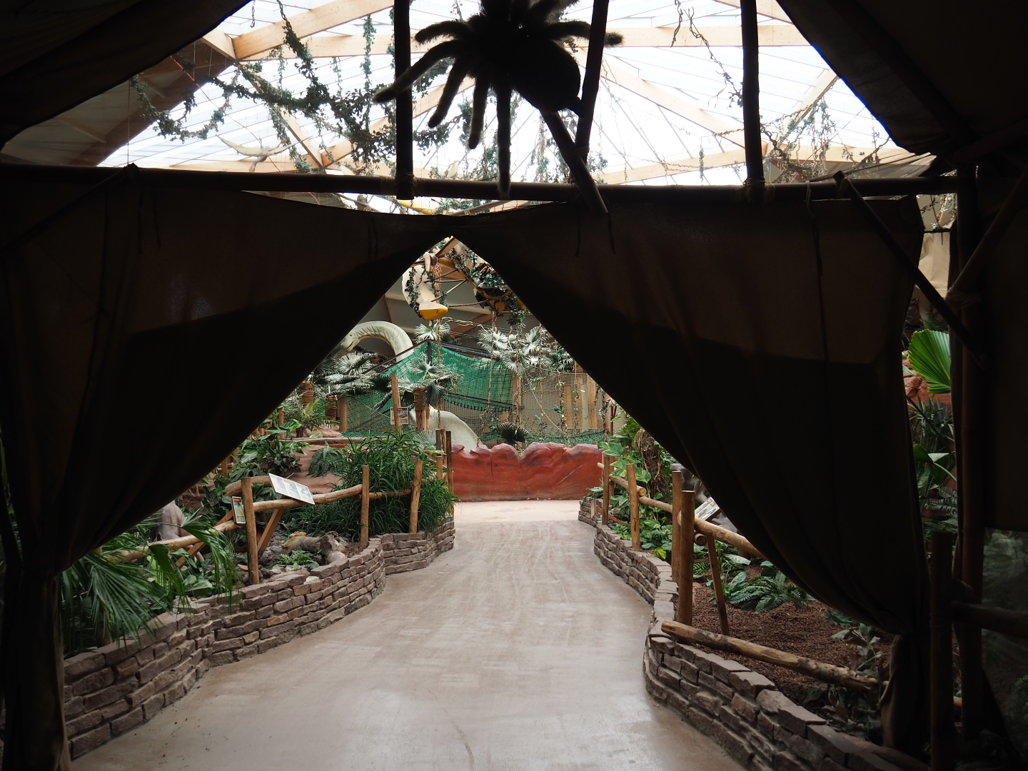 View into the DinoDome indoor playground, 2019-07-21