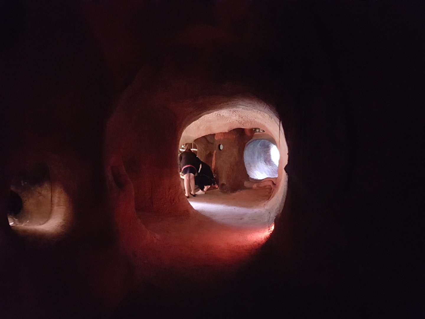 View into the grotto
