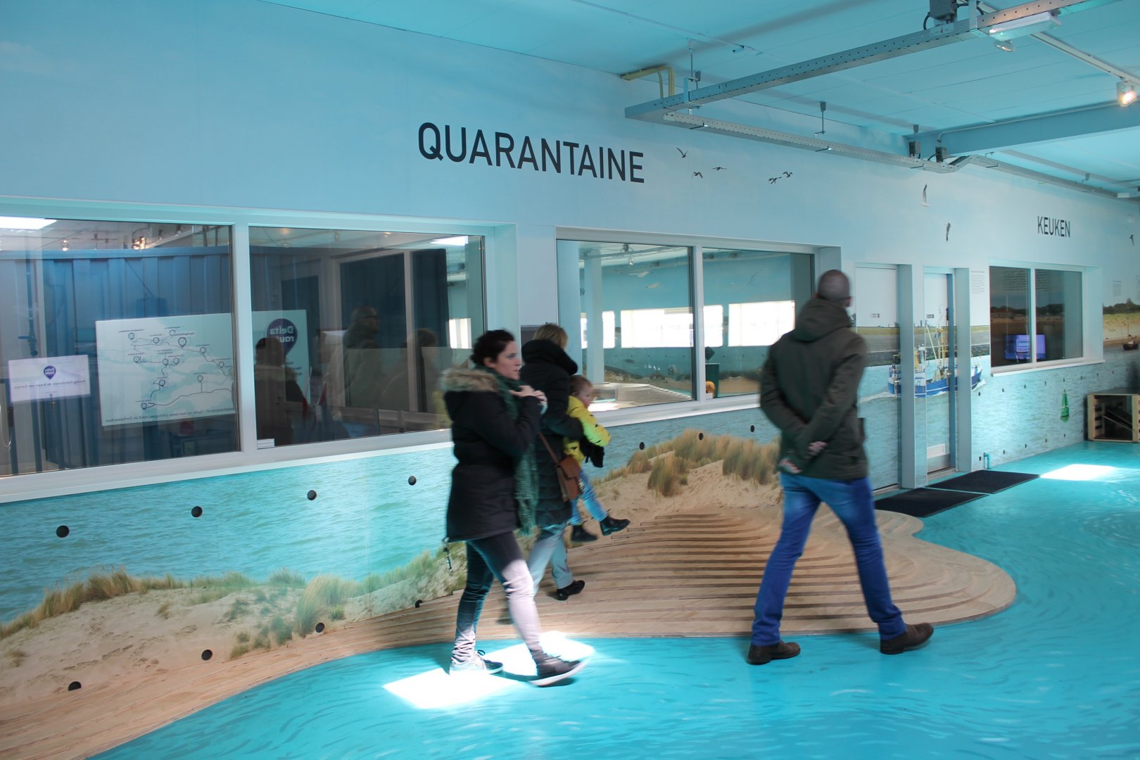 View into the Quarantaine