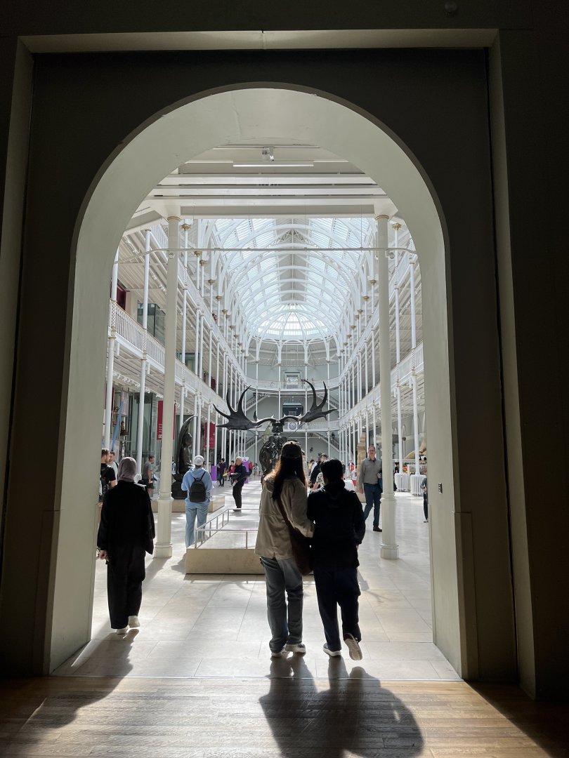 View leaving the animal hall 29.7.23