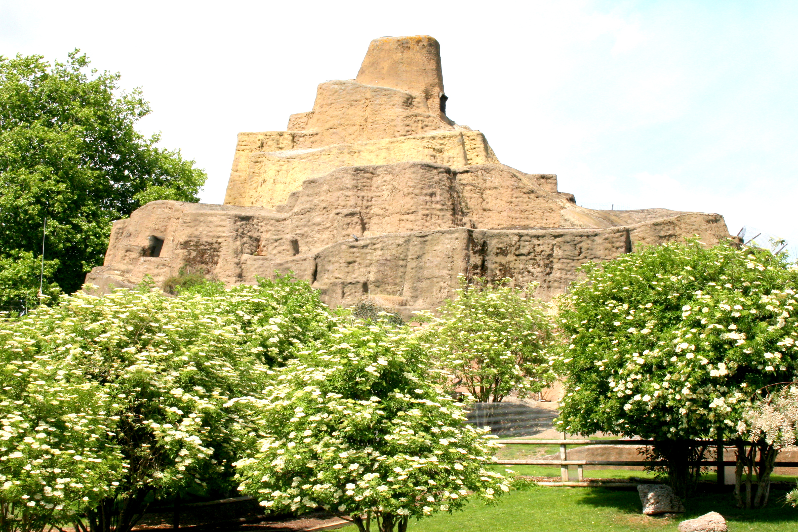 View Mappin Terraces (former Goat Hill); London Zoo; 27th May 2017