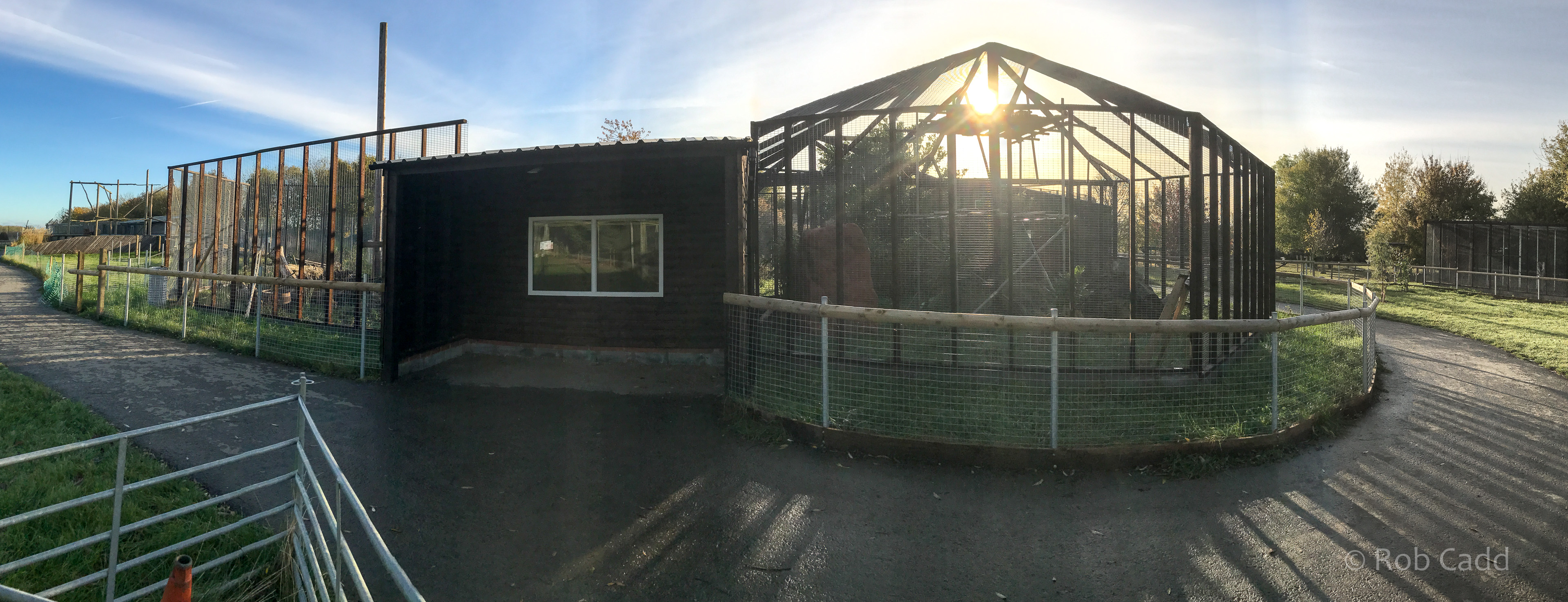 View (new exhibits, construction progress) : Hamerton : 13 Nov 2016