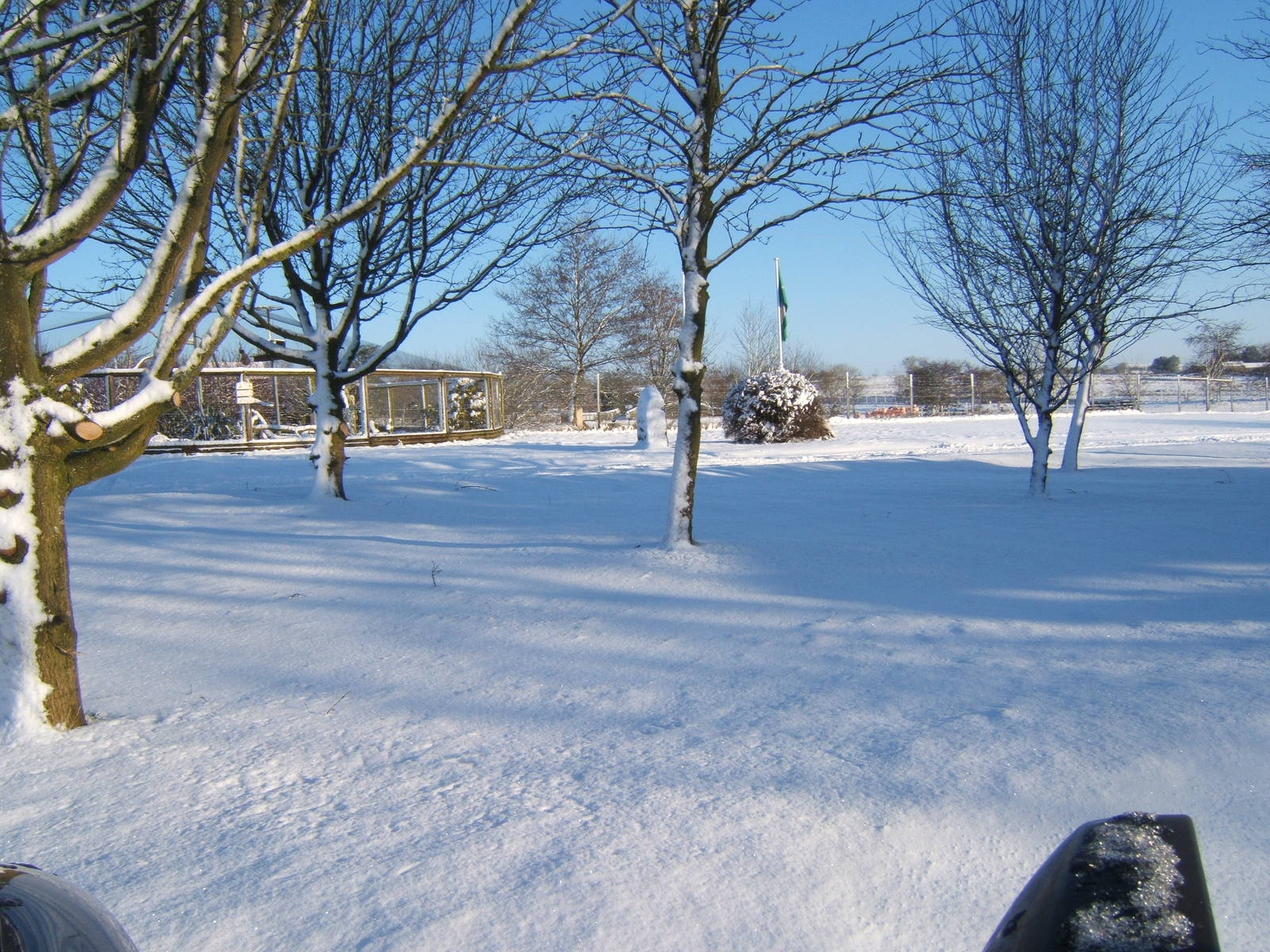 View of a very white Blackbrook