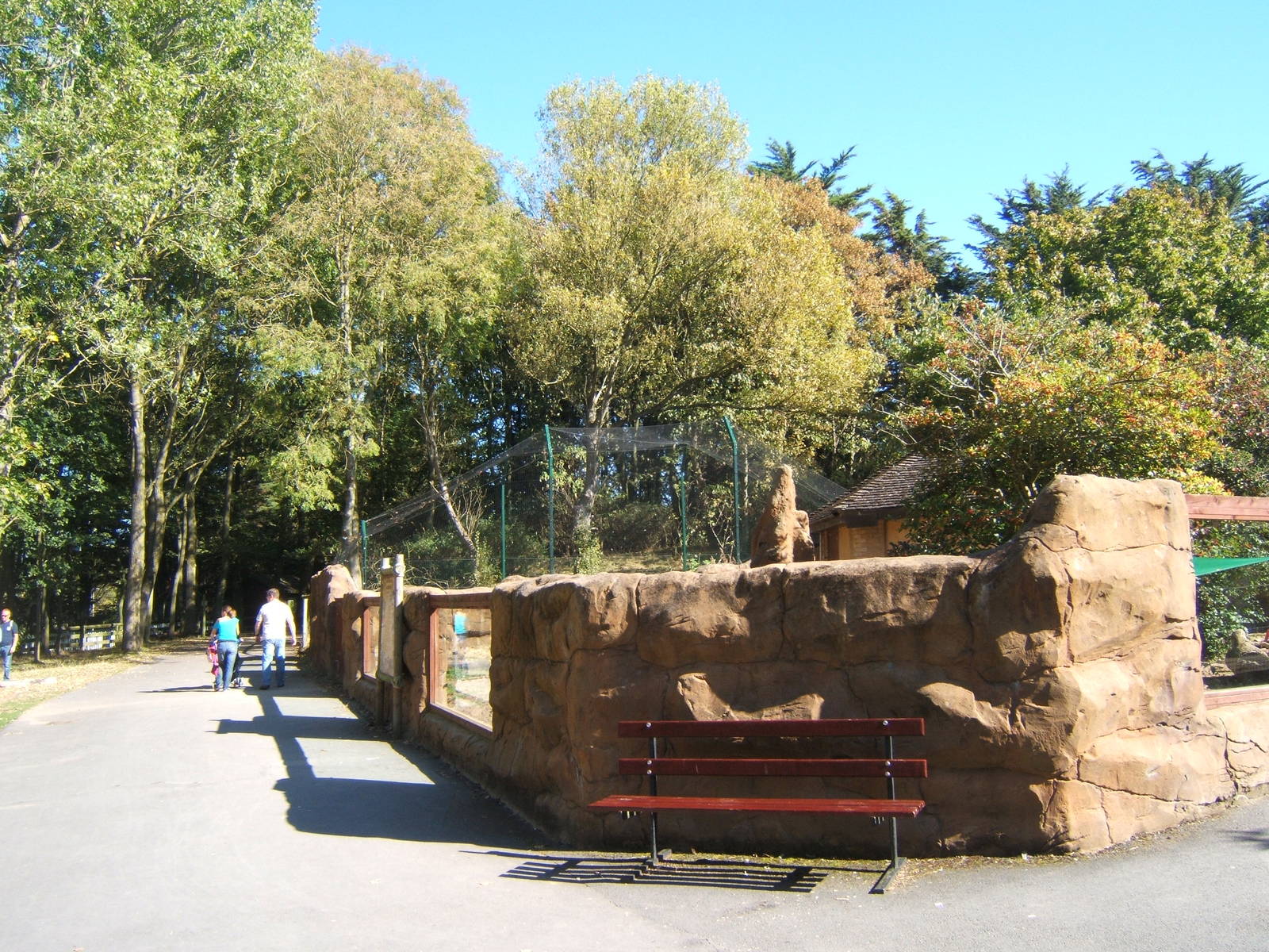 View of Aardvark and Stanley Crane enclosure